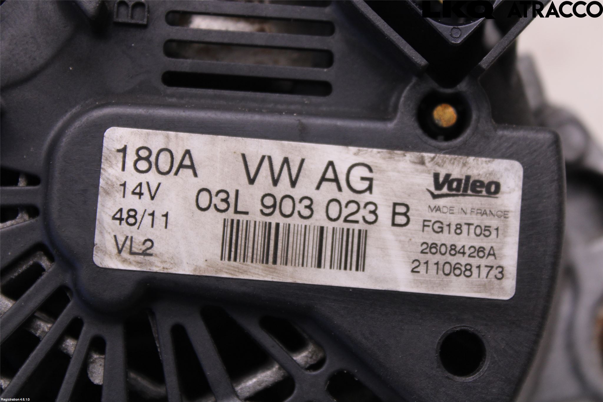 Volkswagen VW PASSAT 11-14 Generator
