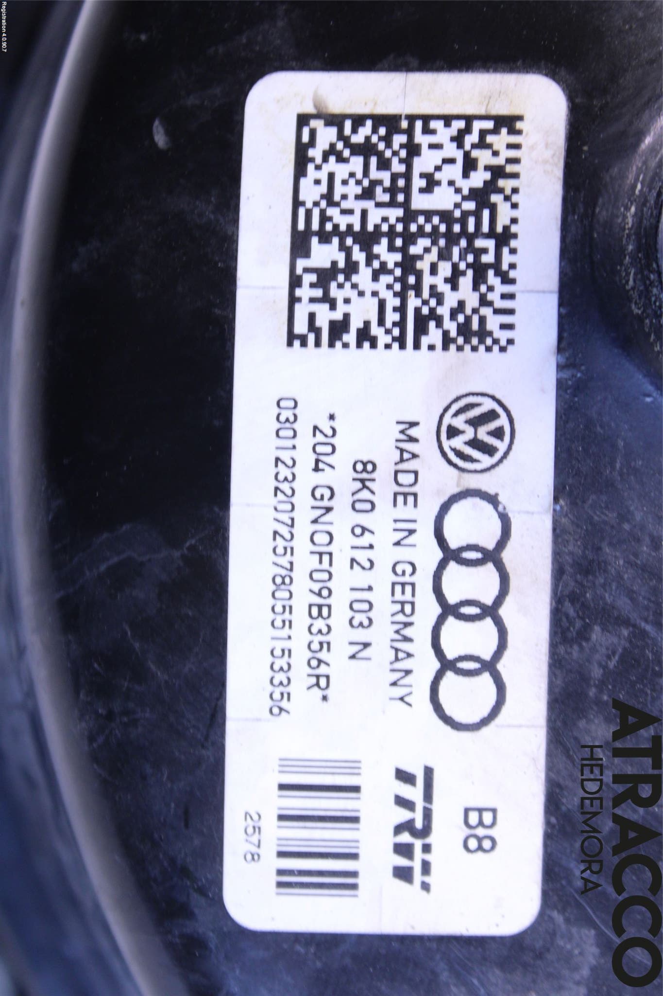 Audi A4 12-15 Bromsservo