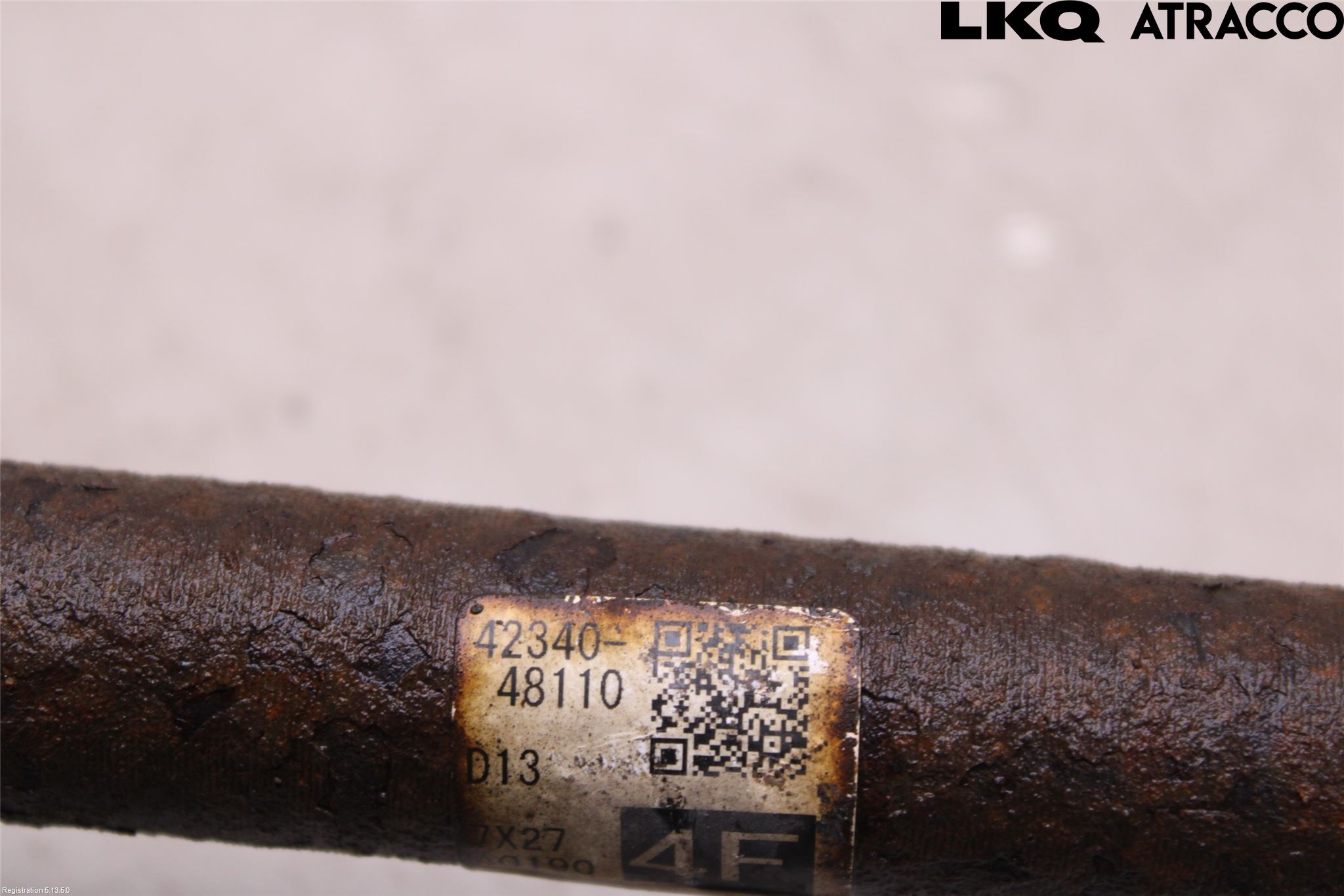 Lexus NX 300h 15-21 Drivaxel Bak Vänster