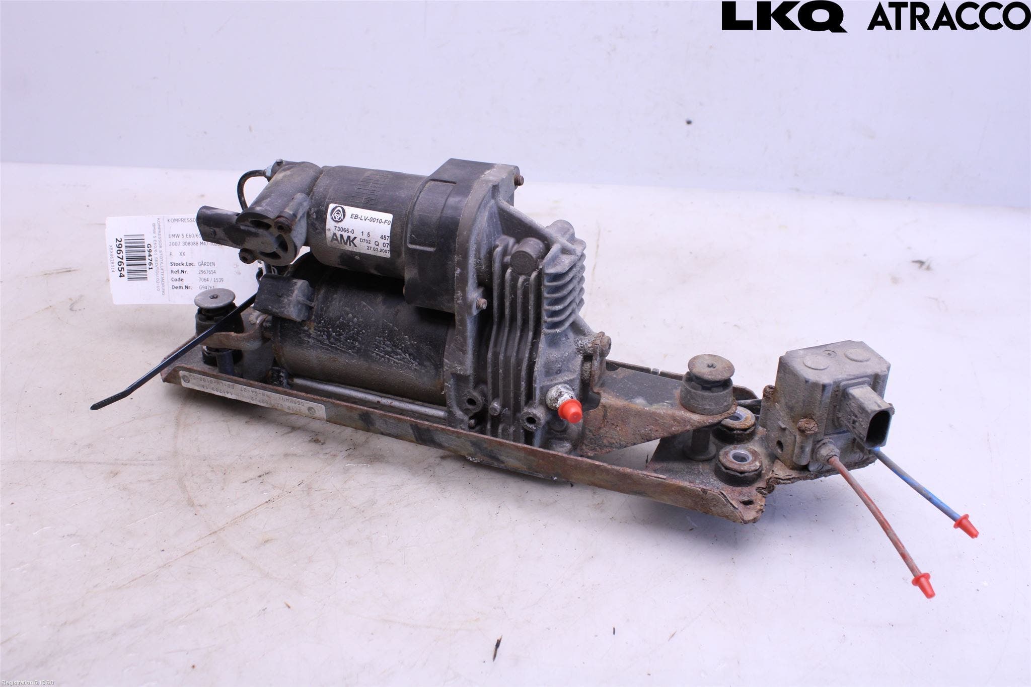 BMW 5 E60/61 Sed/Tou 02-10 Kompressor Stöt-Fjädring