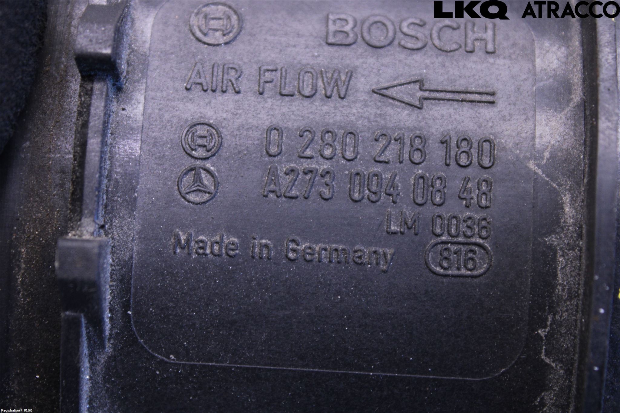 Mercedes-Benz MB S-KLASS (W221) 05-13 Injluftmassamätare