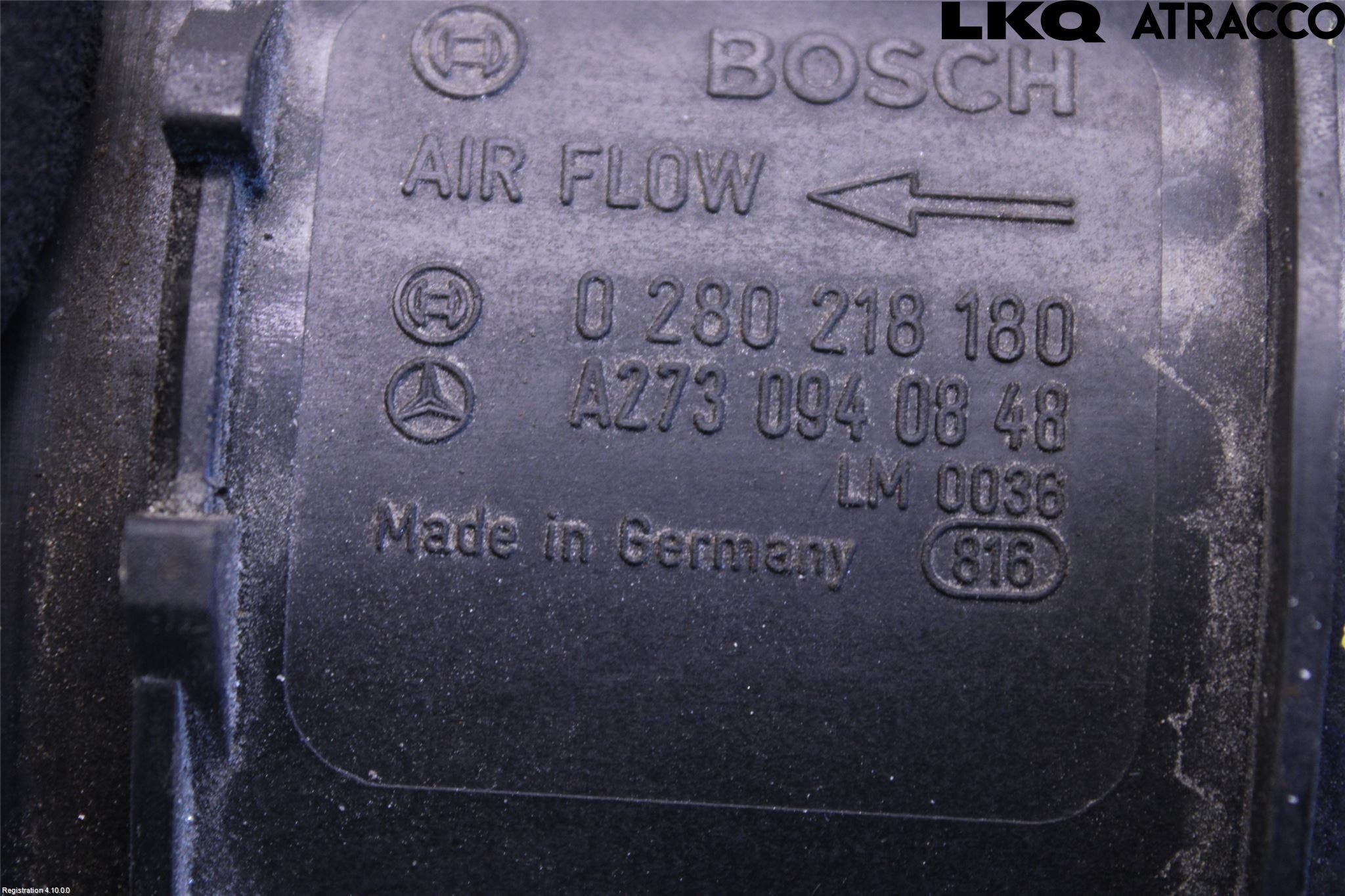 Mercedes-Benz MB S-KLASS (W221) 05-13 Injluftmassamätare