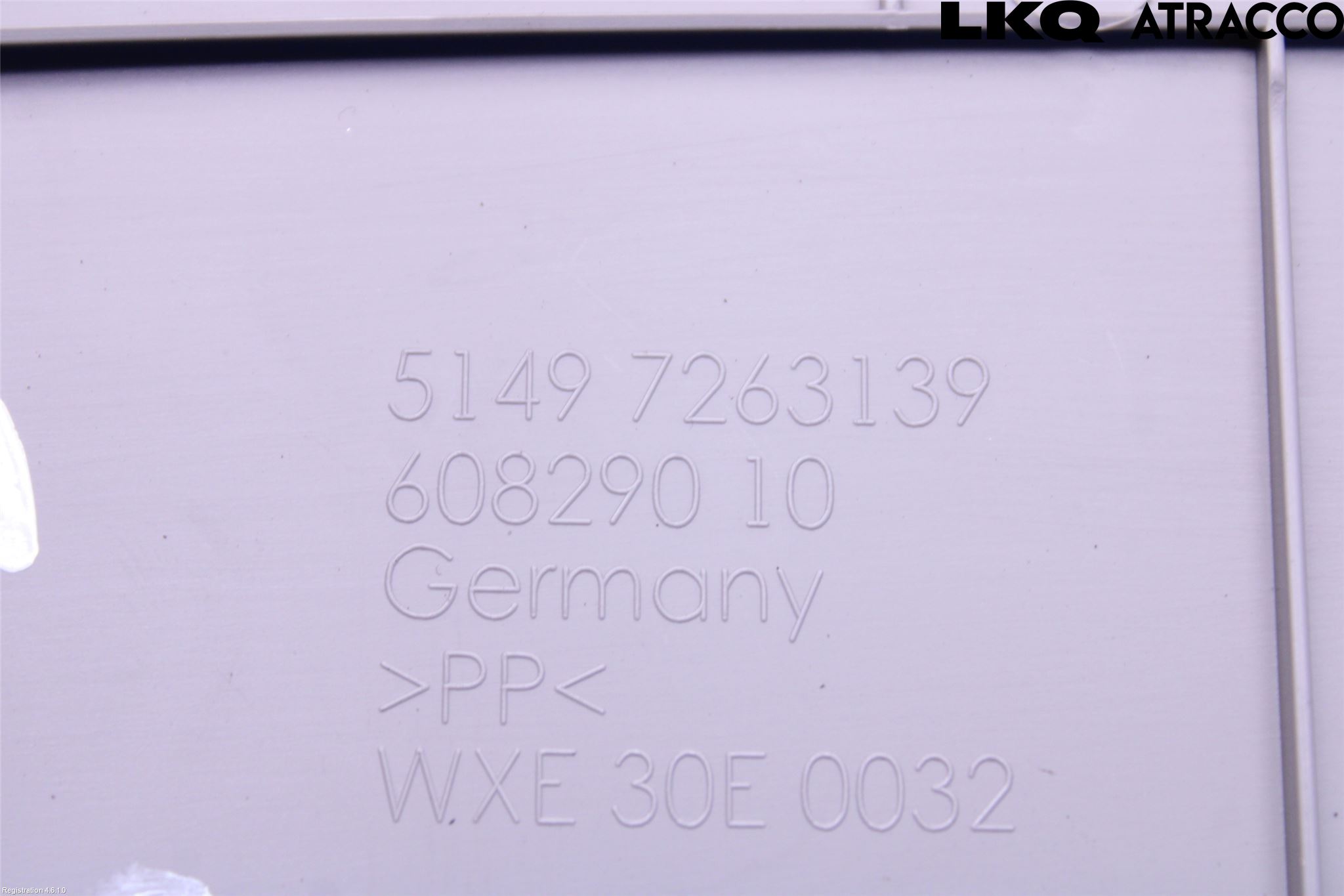 BMW 3 F30/F31/F80 12-19 Inredning Bakluckeklädsel