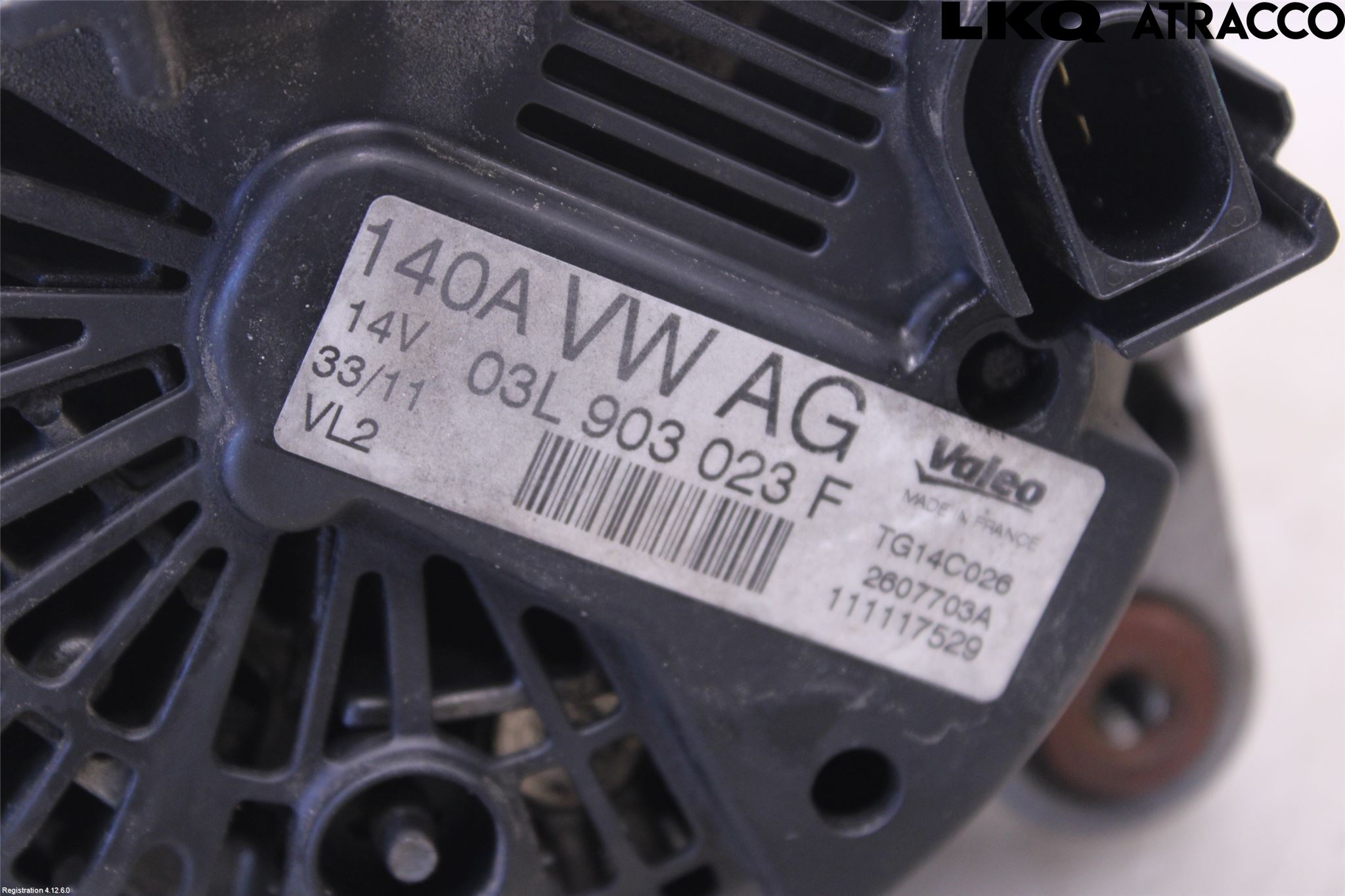 Volkswagen VW GOLF VI 09-13 Generator