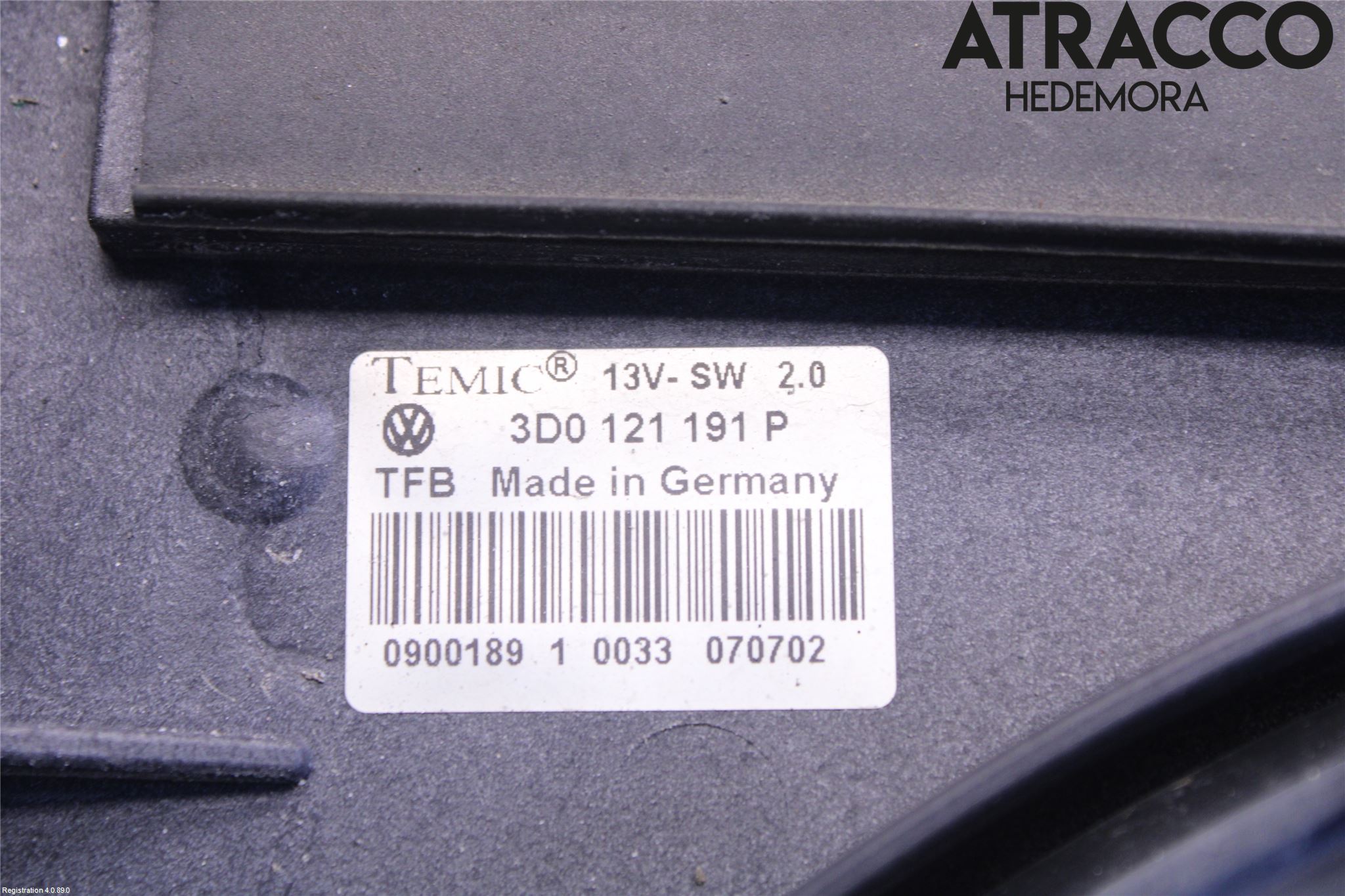 Volkswagen VW PHAETON Kylfläkt El