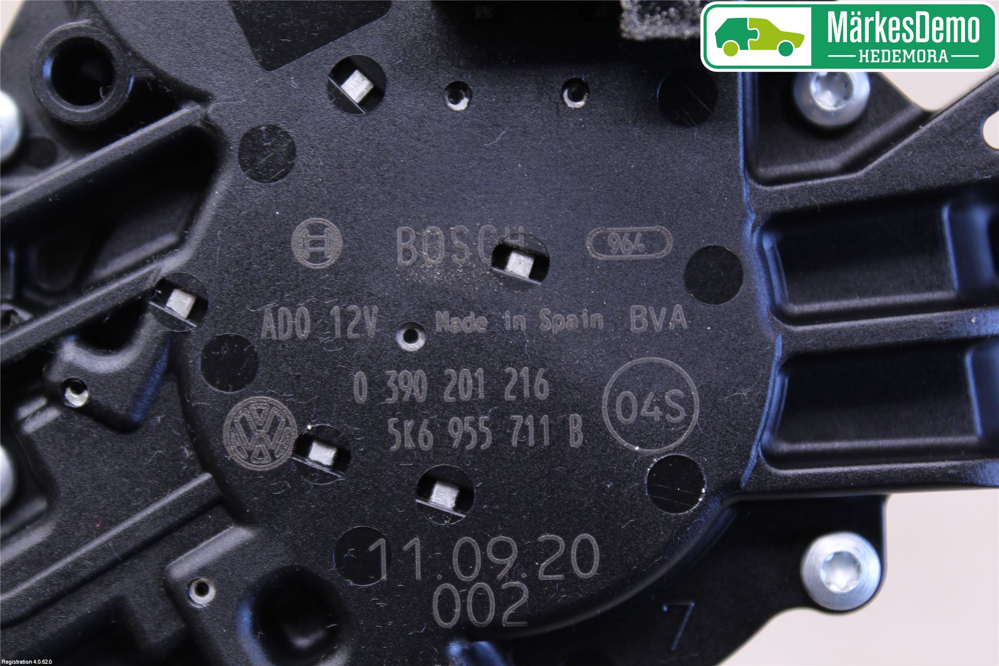 Volkswagen VW GOLF VI 09-13 Torkarmotor Baklucka
