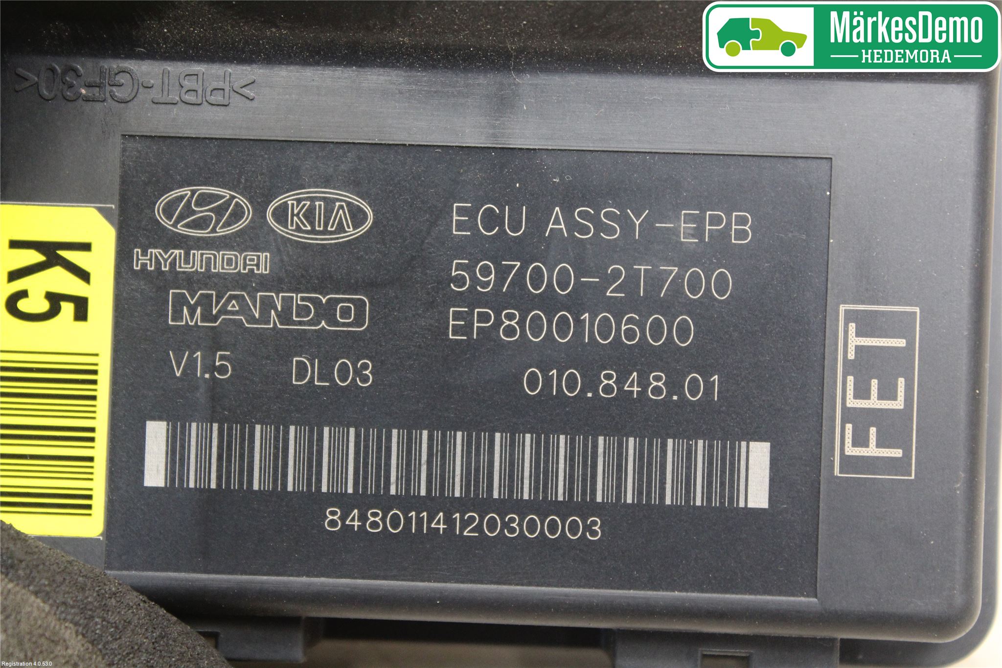 Kia OPTIMA 00-15 Styrenhet Parkbroms Epb