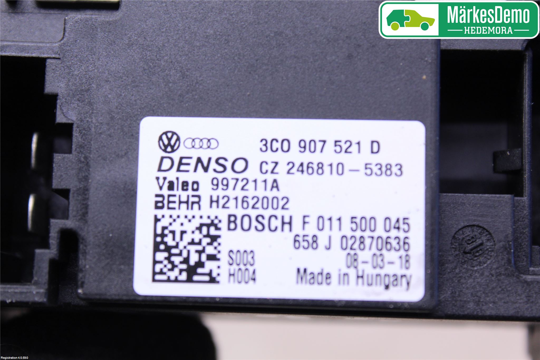 Audi A3/S3 05-13 Värmefläktsmotstånd