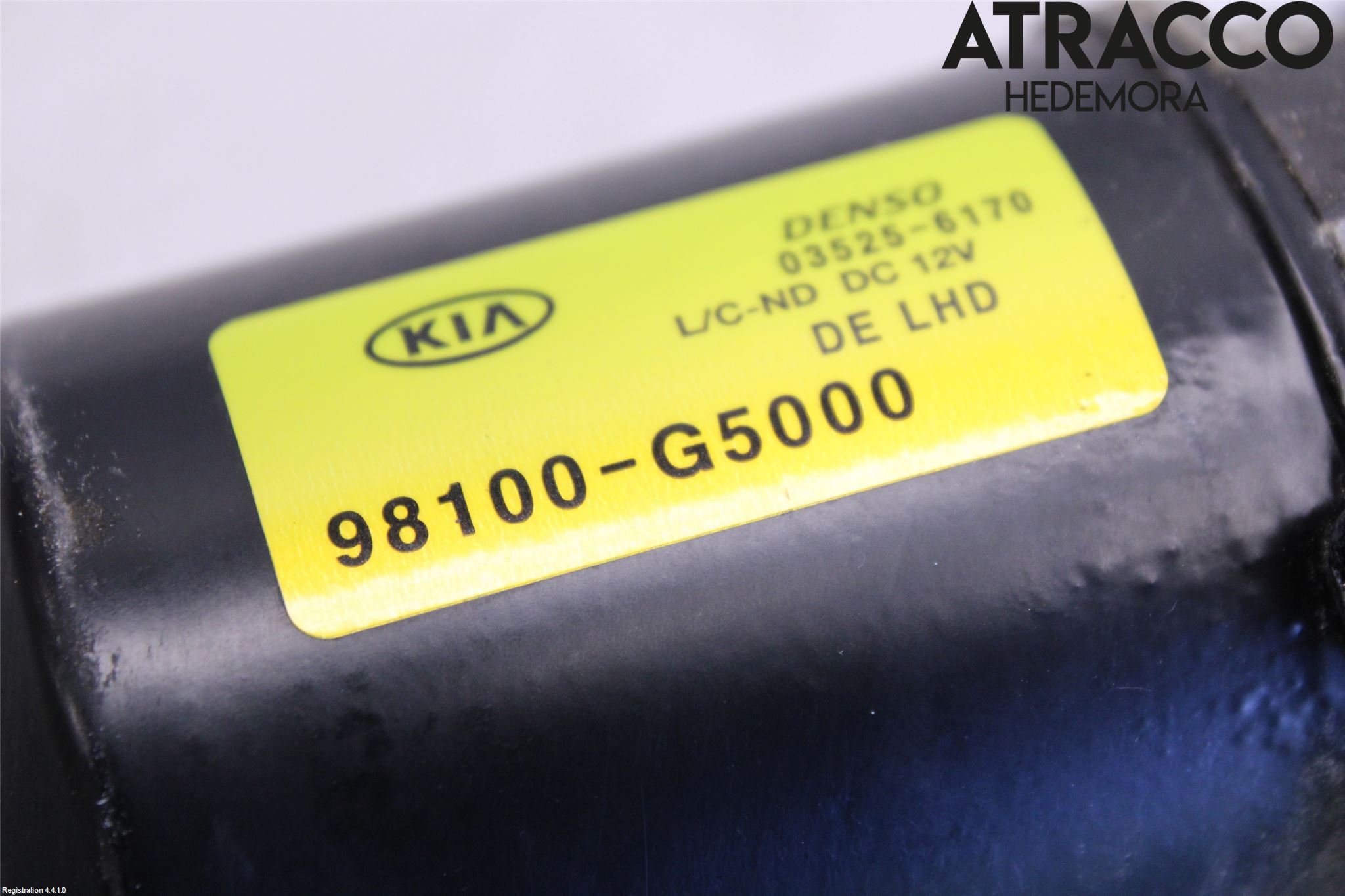 Kia NIRO (DE) 17-22 Torkarmotor Vindruta