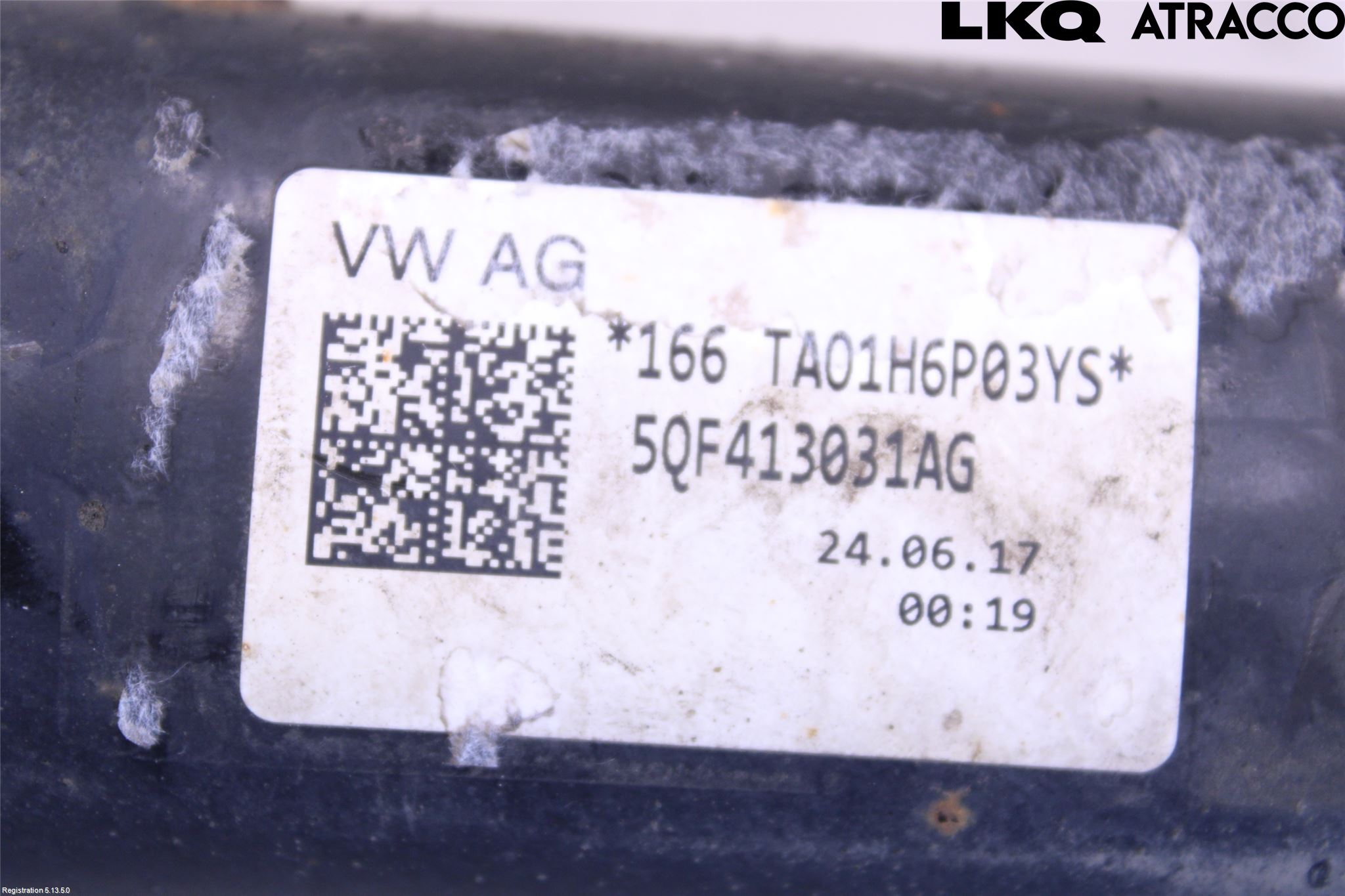 Volkswagen VW TIGUAN 16-24 Fjäderben Fram Vänster