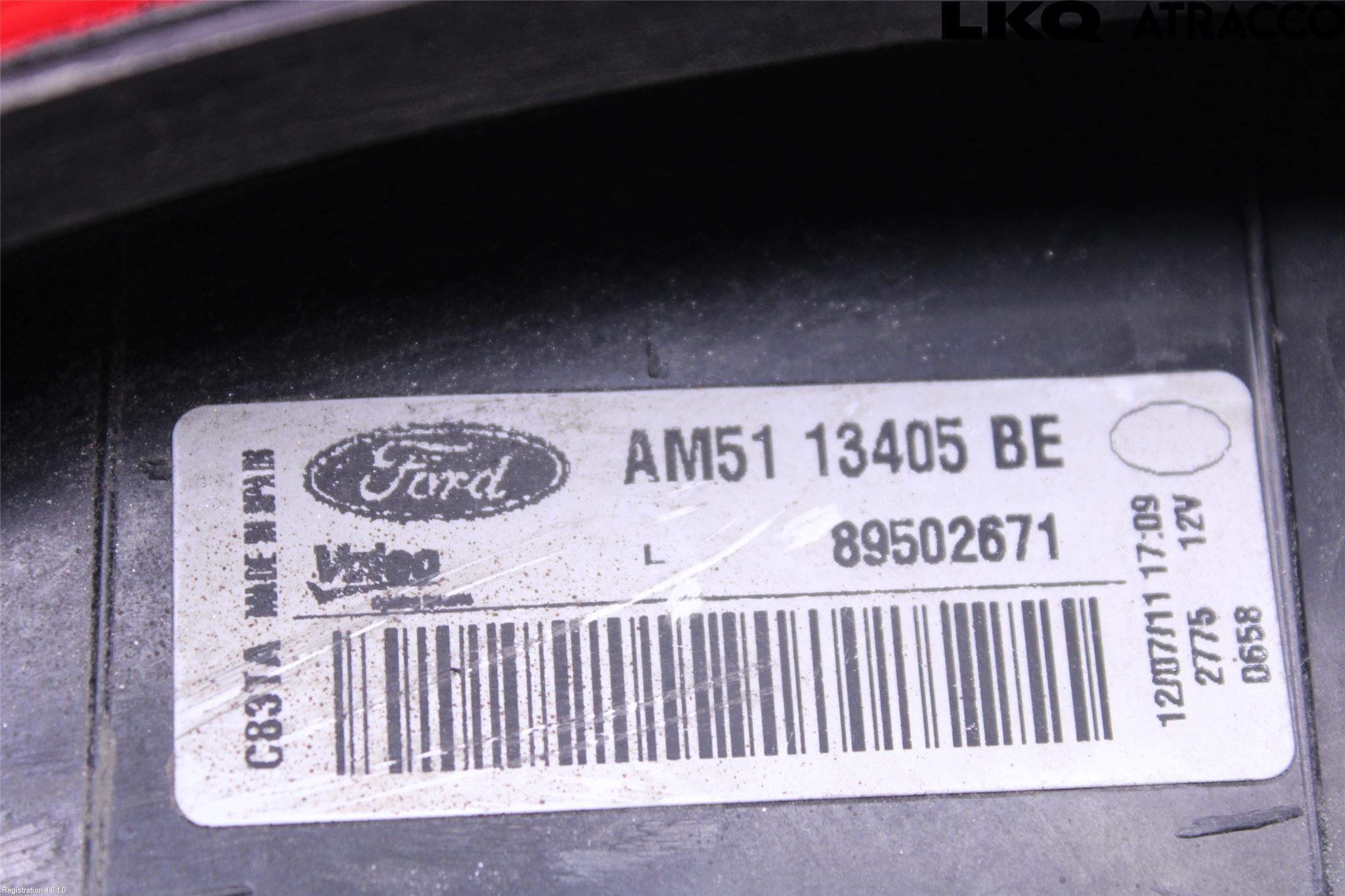 Ford C-MAX II  11-14 Bakljus Vänster