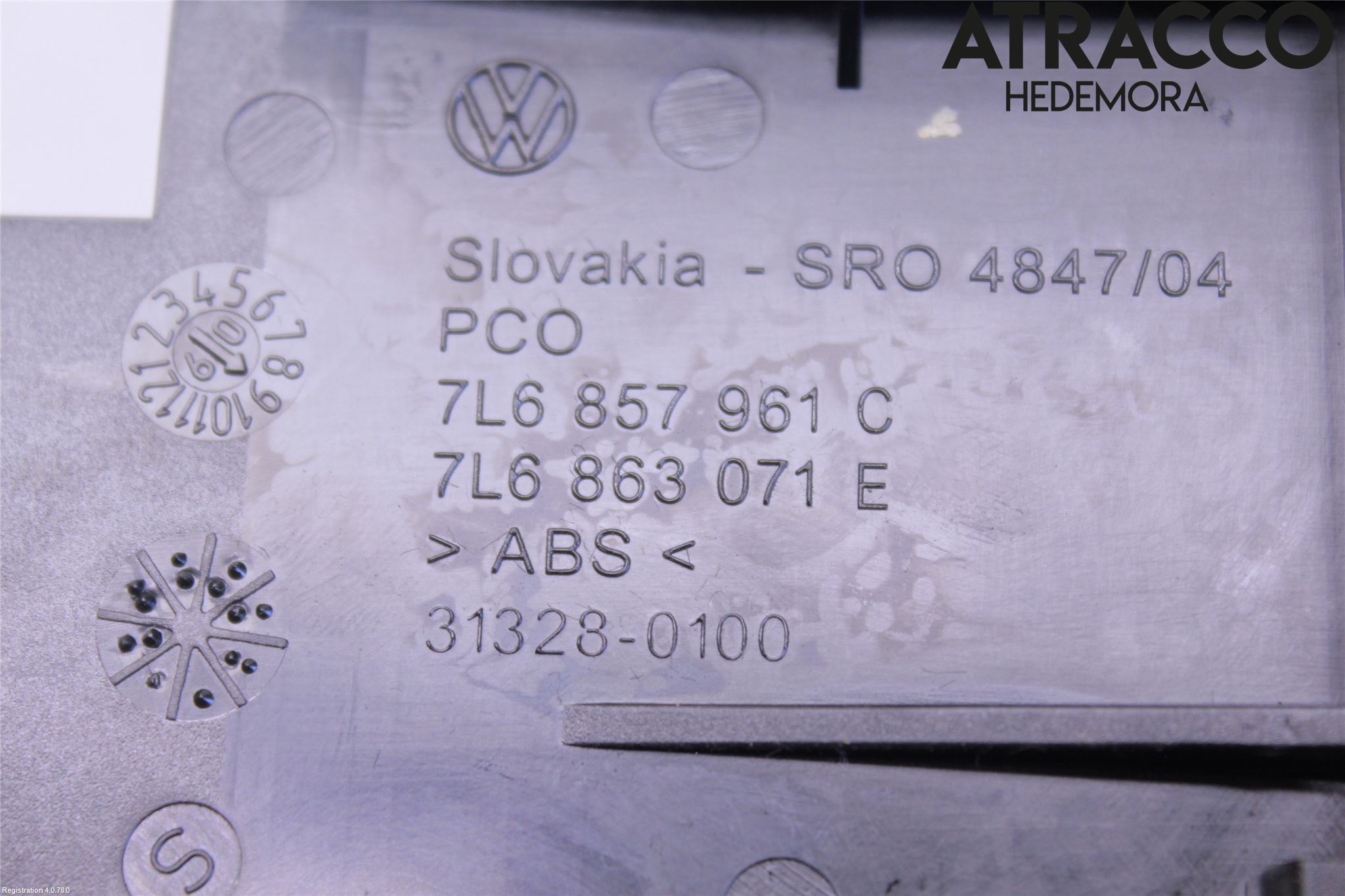 Volkswagen VW TOUAREG 7L 03-10 Askkopp