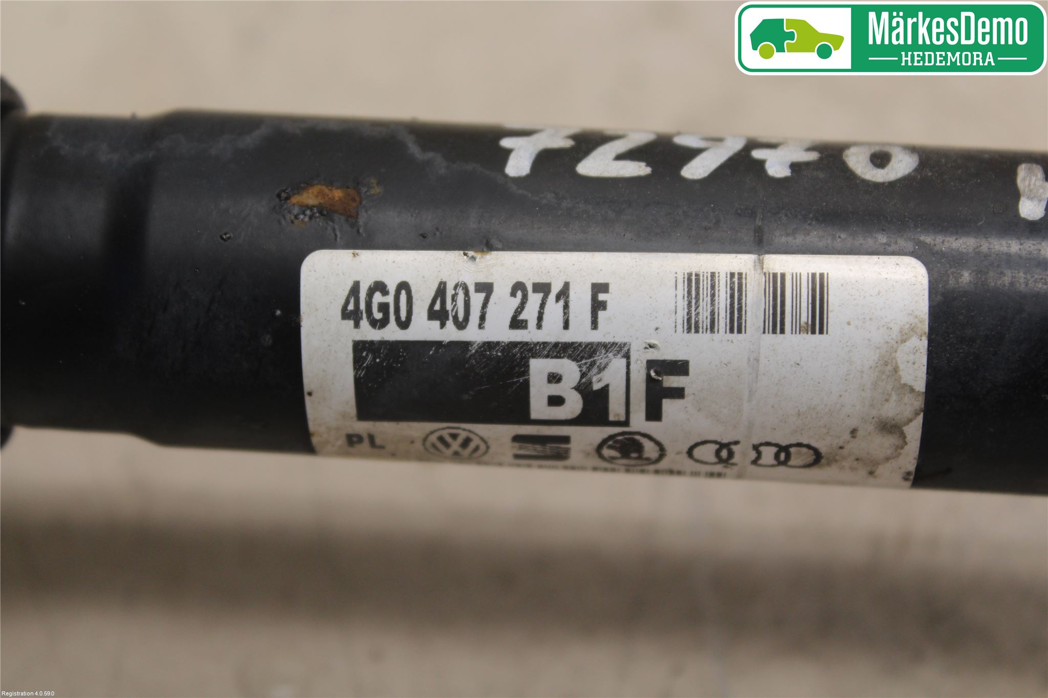 Audi A6/S6 4G 11-18 Drivaxel Fram Höger