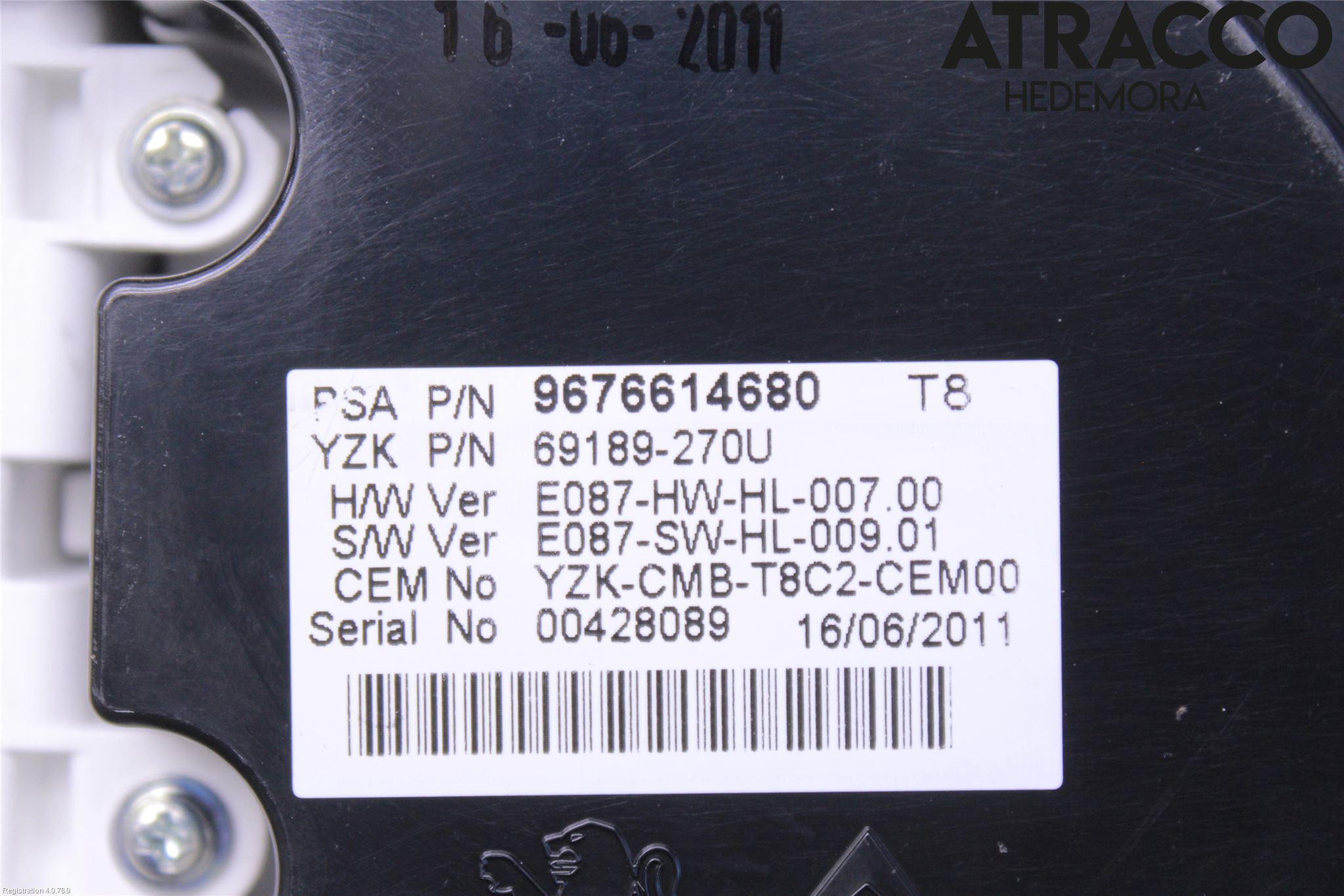 Peugeot 3008 09-16 Instrument Komb
