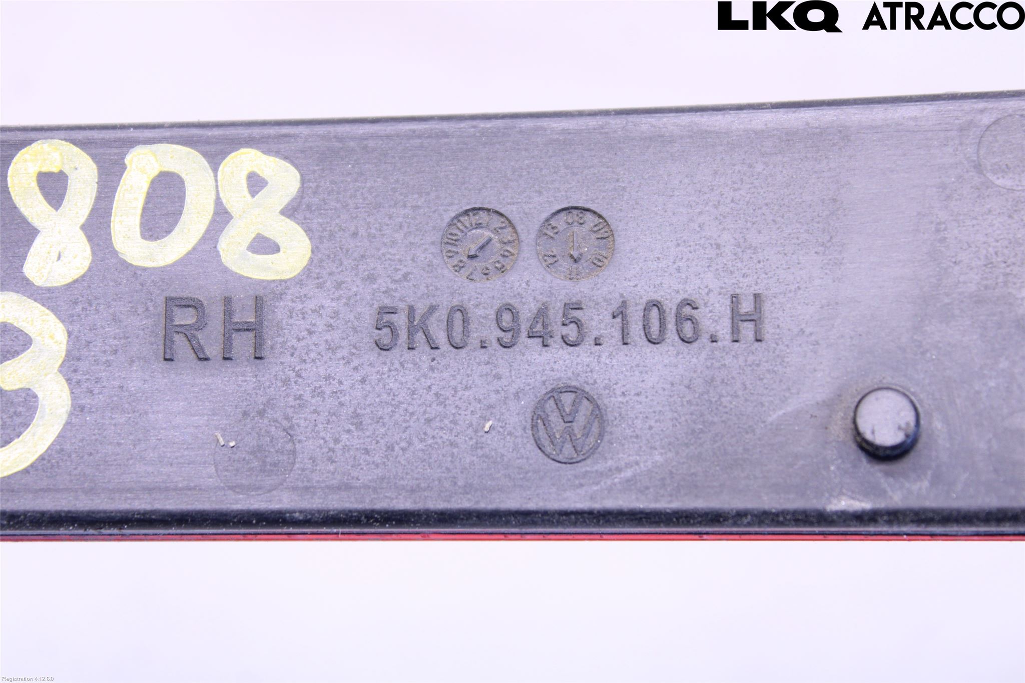 Volkswagen VW GOLF VI 09-13 Dimljus/Reflex Bak
