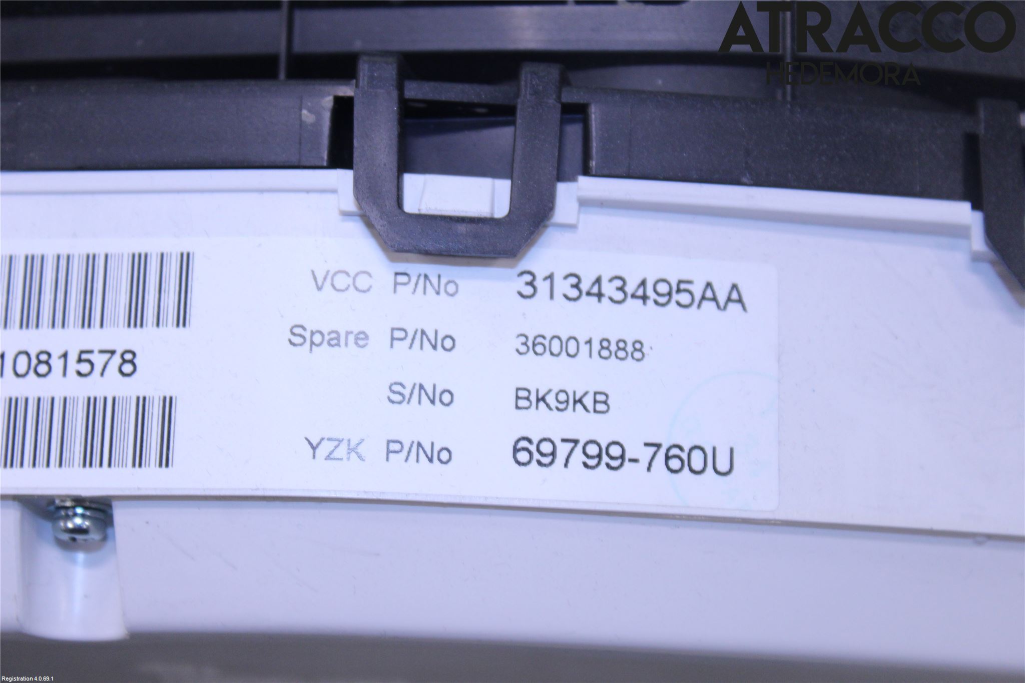 Volvo V60 11-13 Instrument Komb