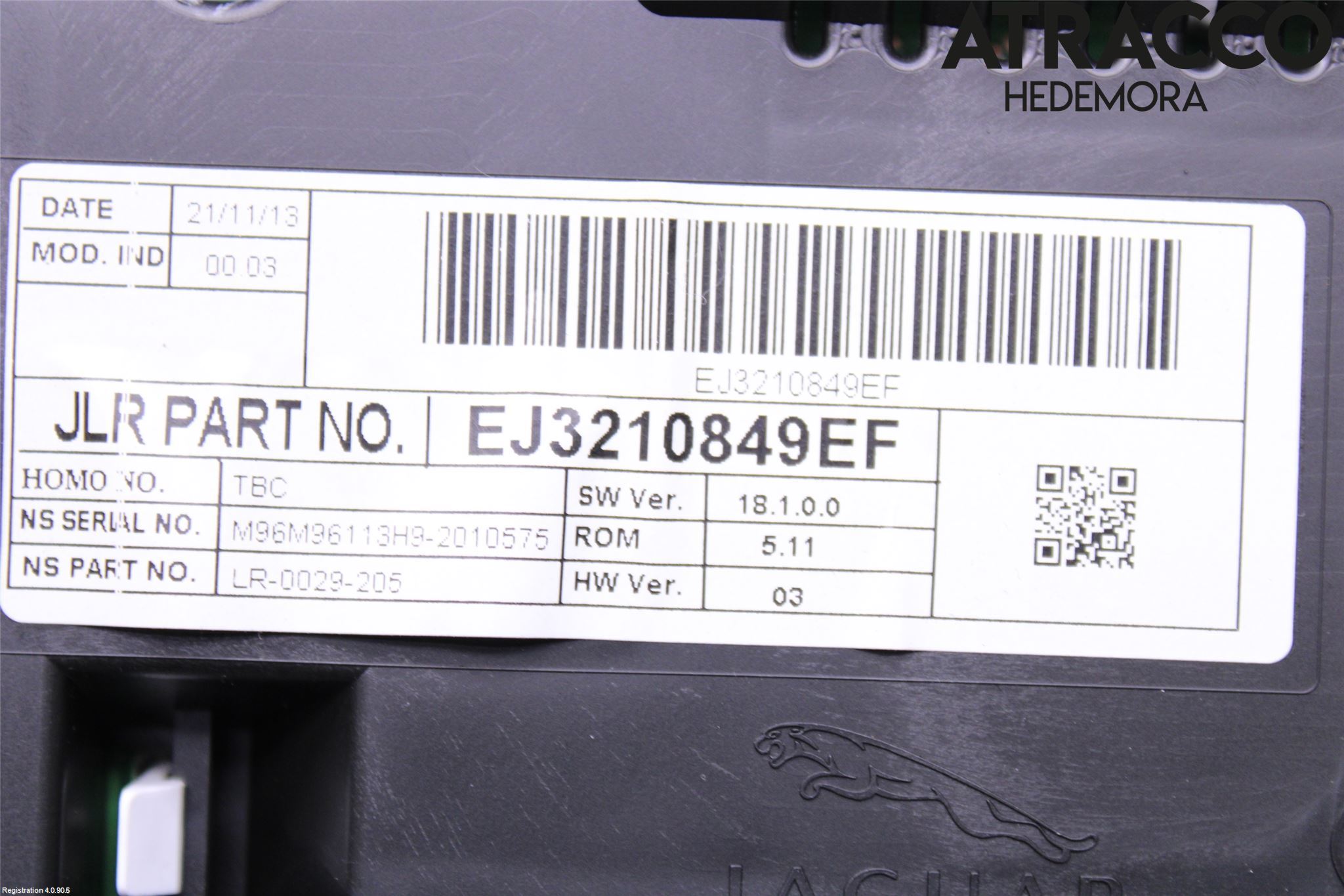 Landrover LAND ROVER RANGE ROVER EVOQUE (L538) 11-18 Instrument Komb