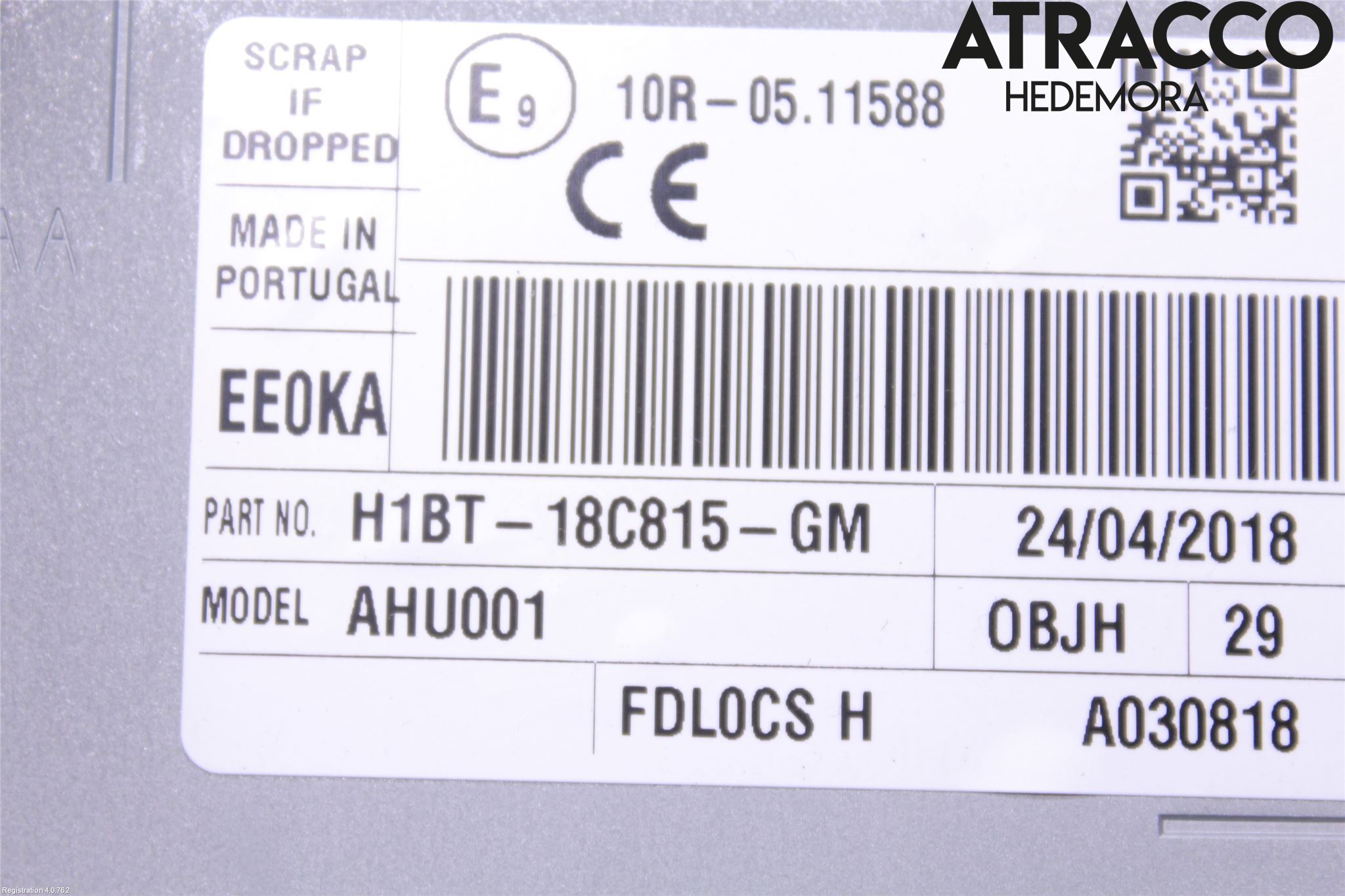 Ford FIESTA (VII) 18-23 Cd Radio - Multimediapanel