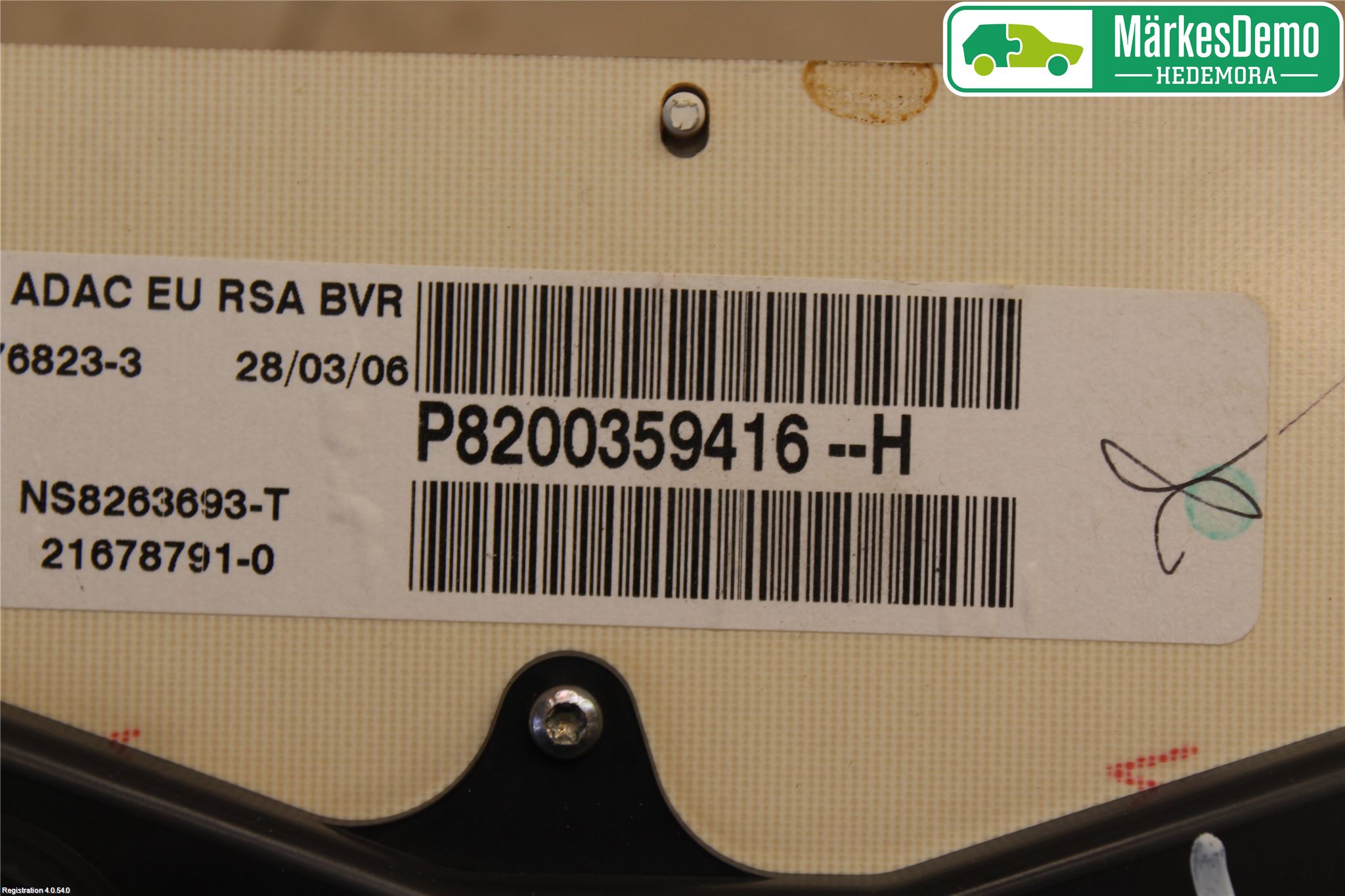 Renault MASTER III  04-10 Instrument Komb