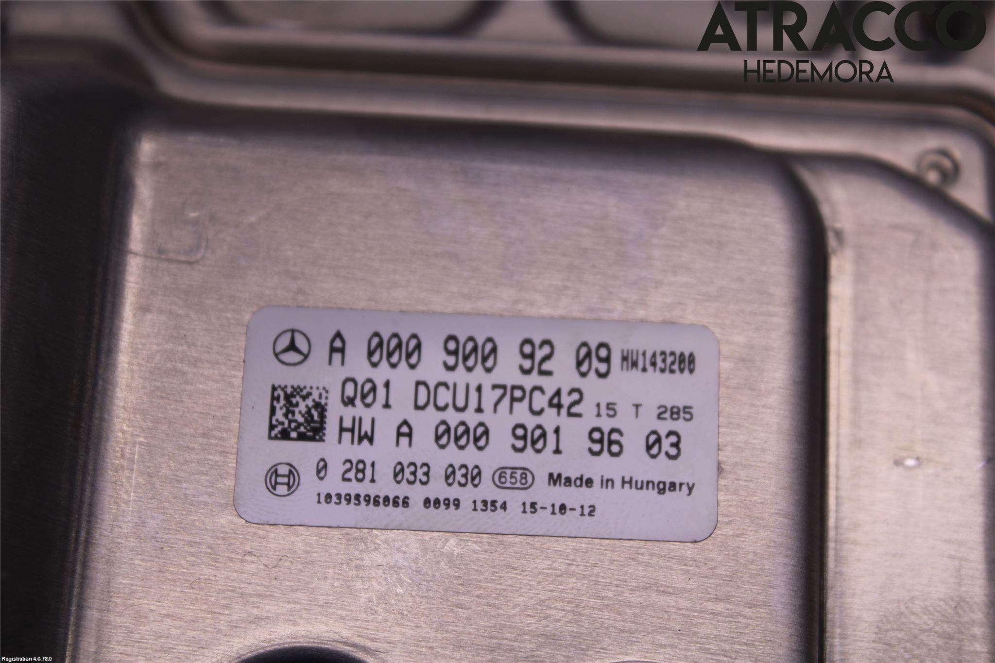 Mercedes-Benz MB C-KLASS (W205) 14-21 Styrenhet Avgasrening