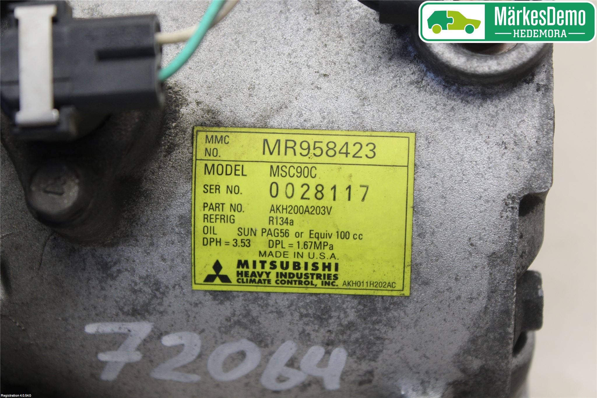 Mitsubishi ECLIPS Ac Kompressor