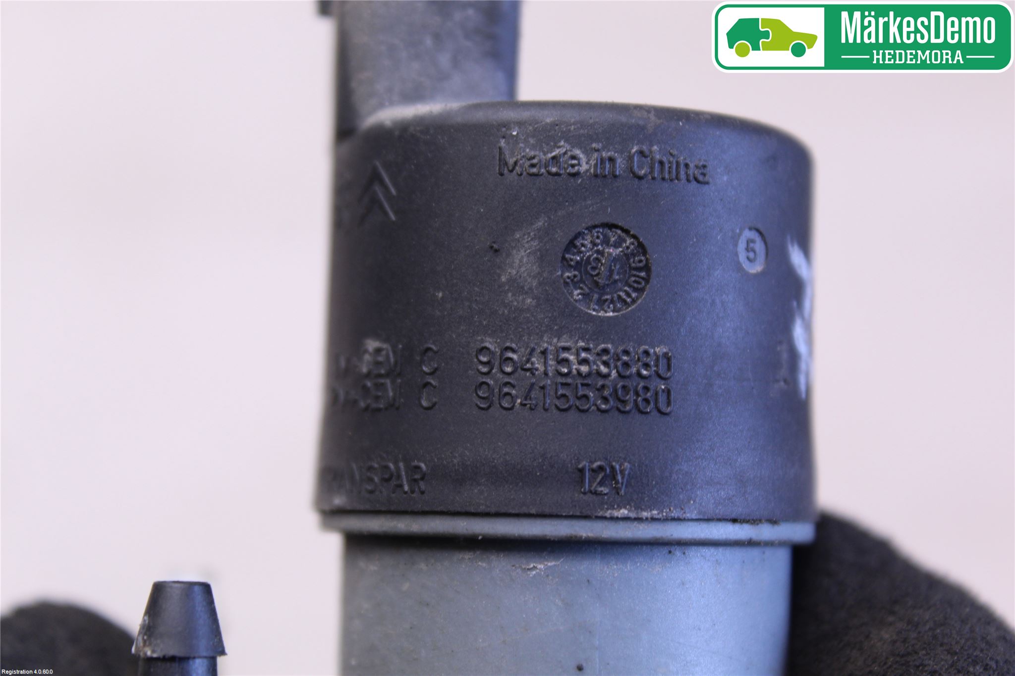 Nissan QASHQAI 10-14 Spolarpump Vindruta