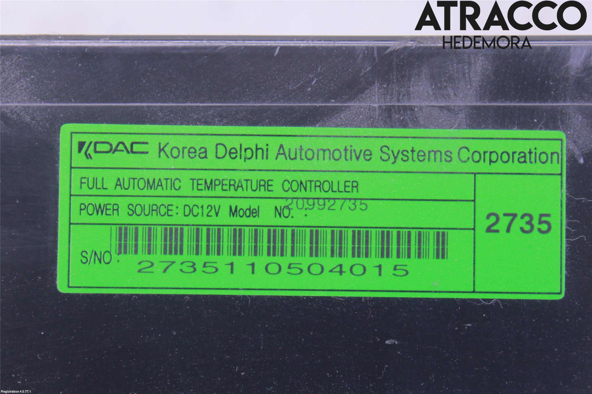 Chevrolet CAPTIVA Ac Styrenhet Ac Manöveren