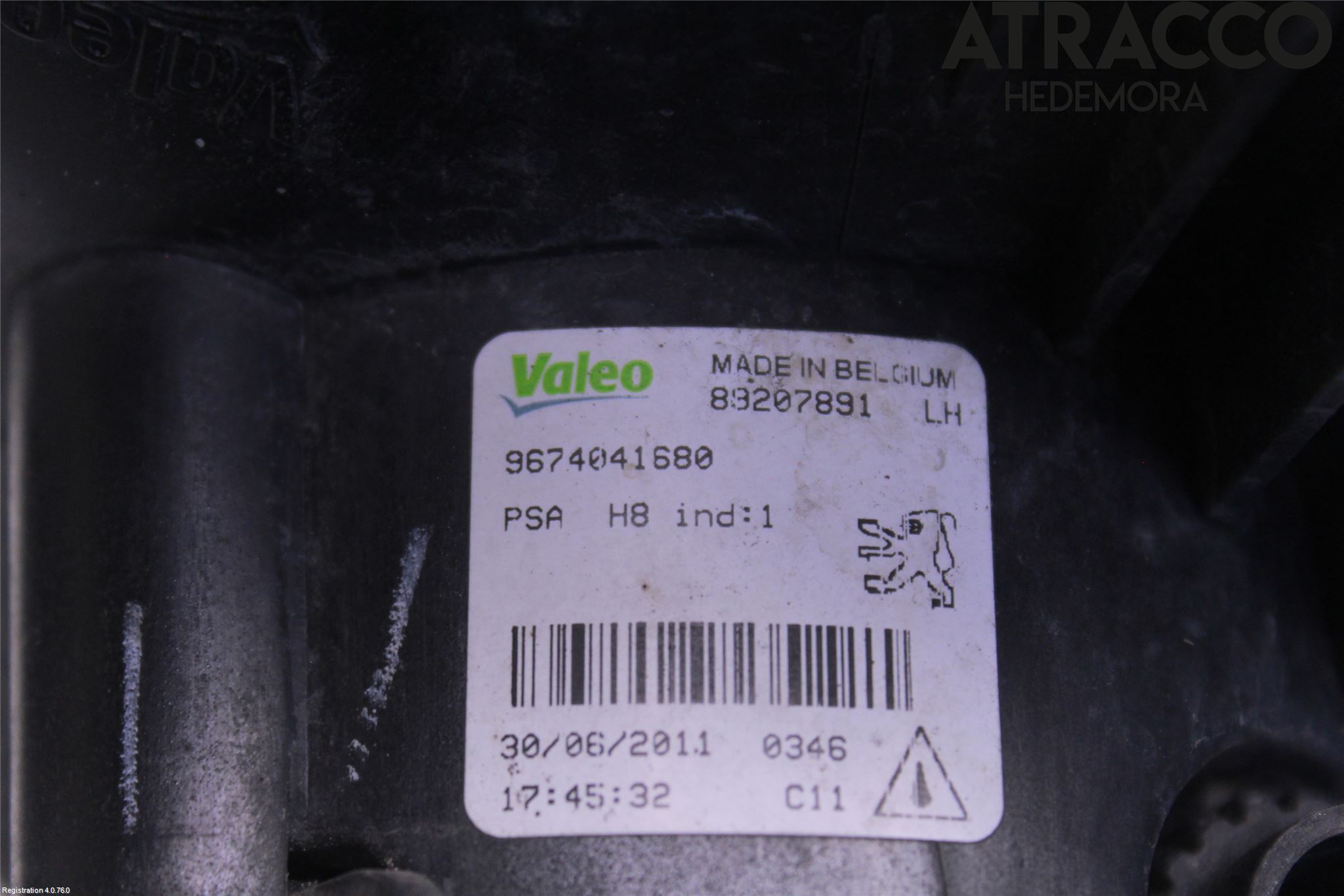 Peugeot 308 08-13 Dimljus-Varselljus Fram