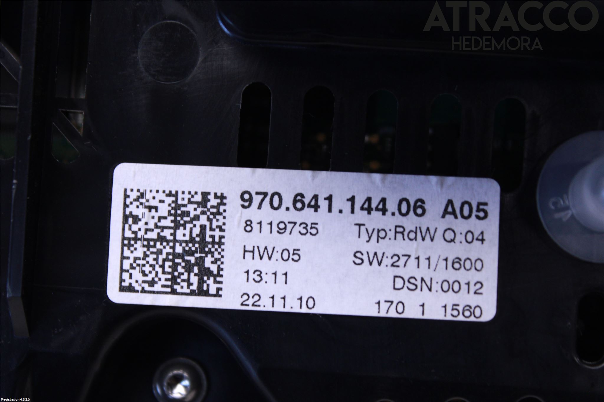 Porsche PANAMERA 09- Instrument Komb