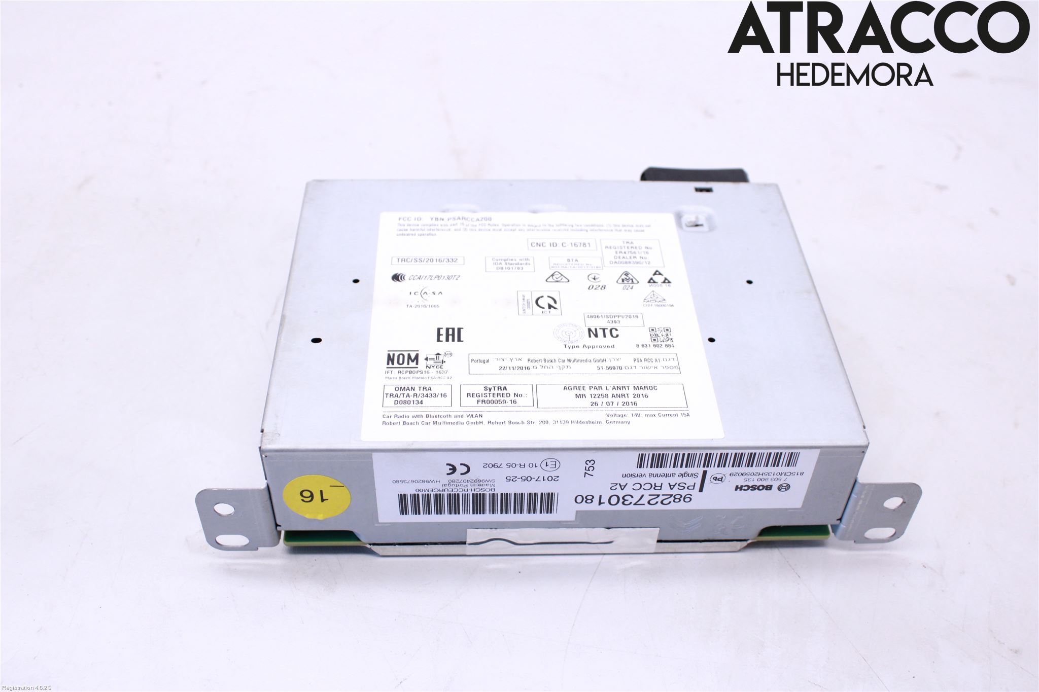 Citroen JUMPY/E-JUMPY 16- Cd Radio - Multimediapanel