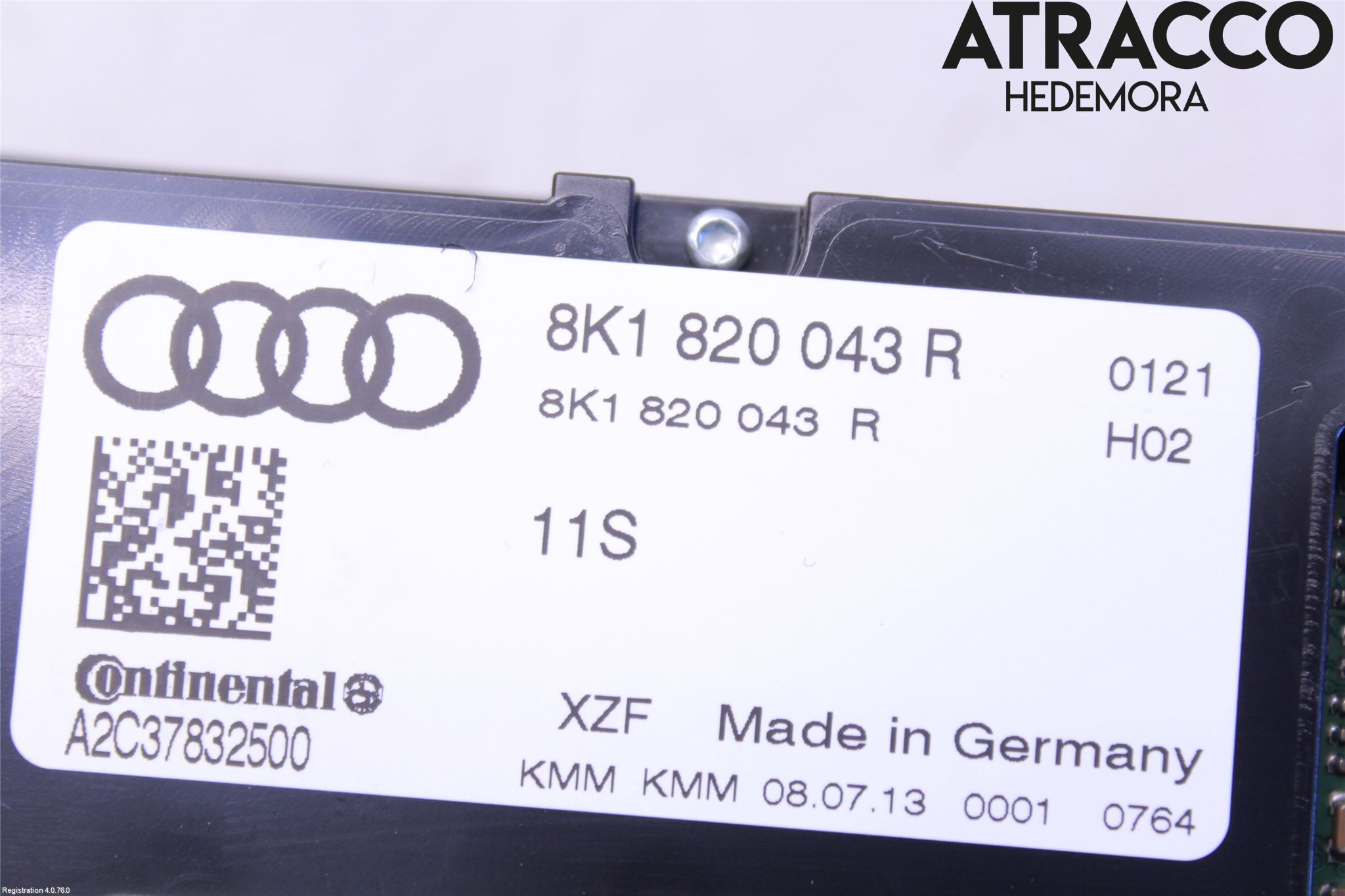 Audi Q5 09-16 Ac Styrenhet Ac Manöveren