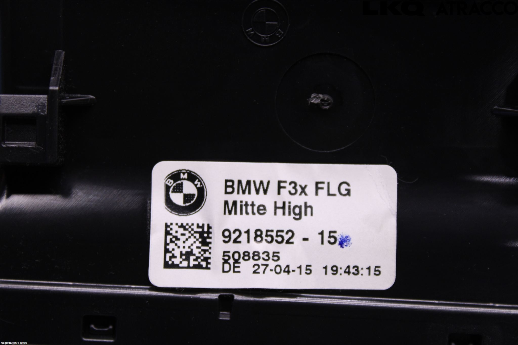 BMW 3 F30/F31/F80 12-19 Defrosterkanal-Munstycke