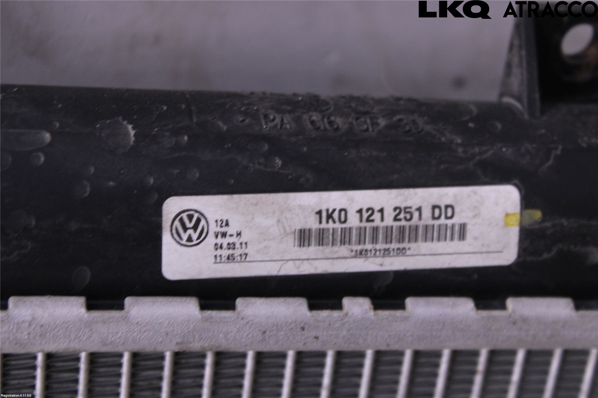 Volkswagen VW GOLF VI 09-13 Kylare Man