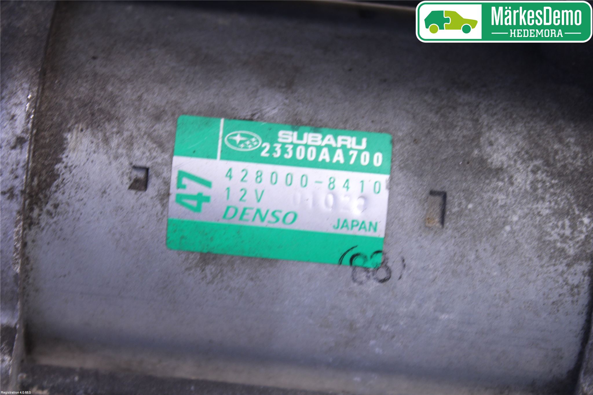 Subaru IMPREZA IV 13-17 Startmotor