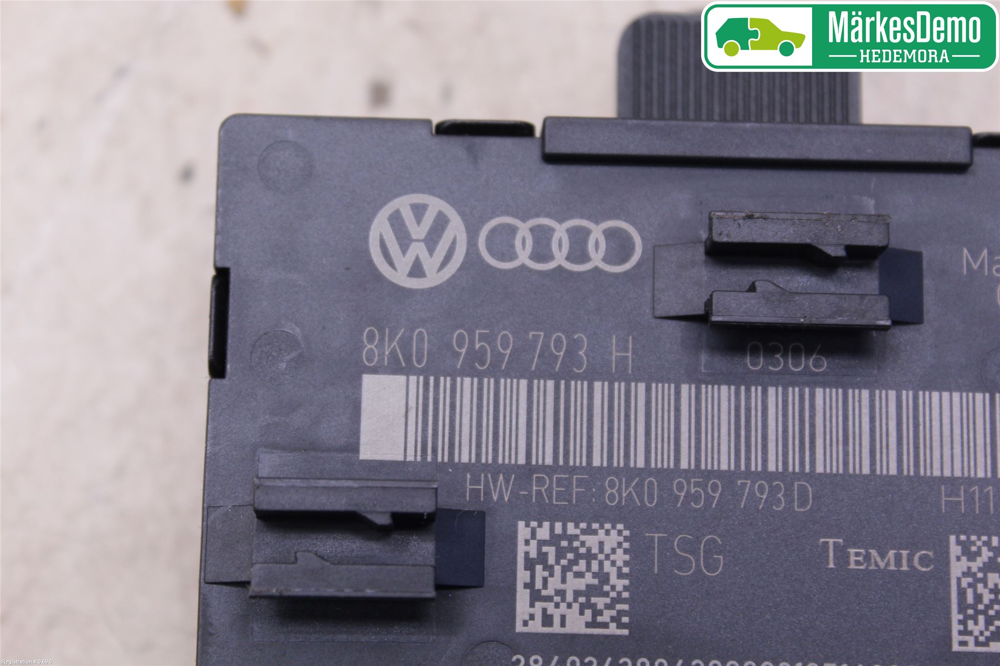 Audi A4/S4 08-11 Styrenhet Dörr