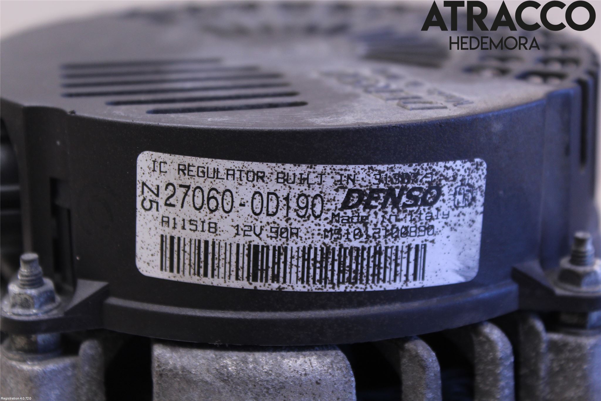 Toyota COROLLA VERSO 08-09 Generator