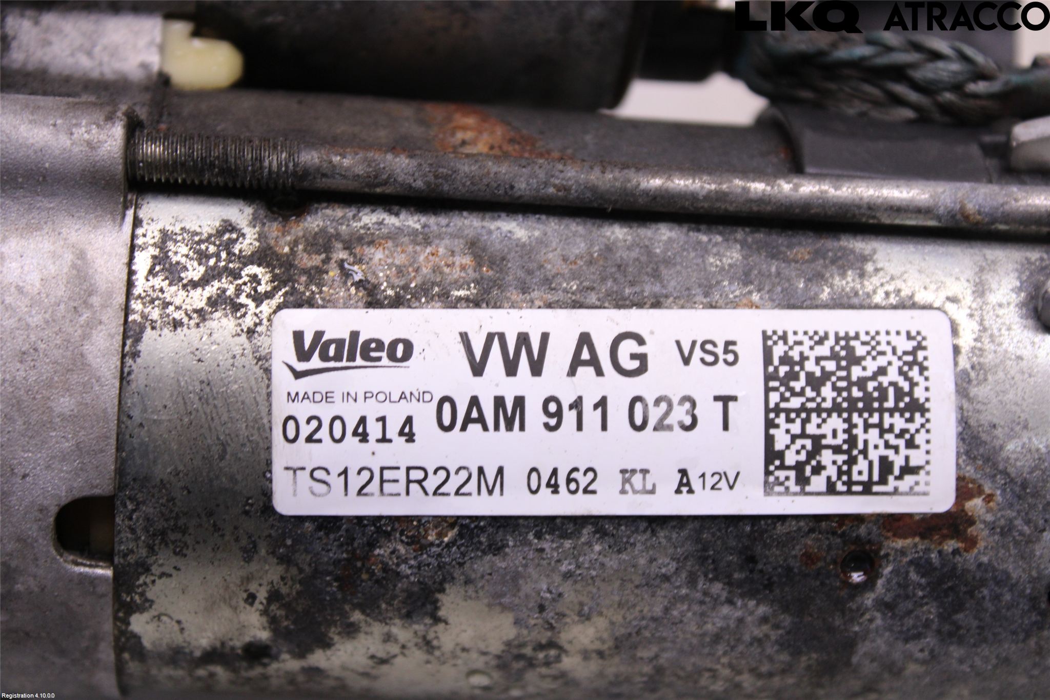 Volkswagen VW TOURAN 10-15 Startmotor