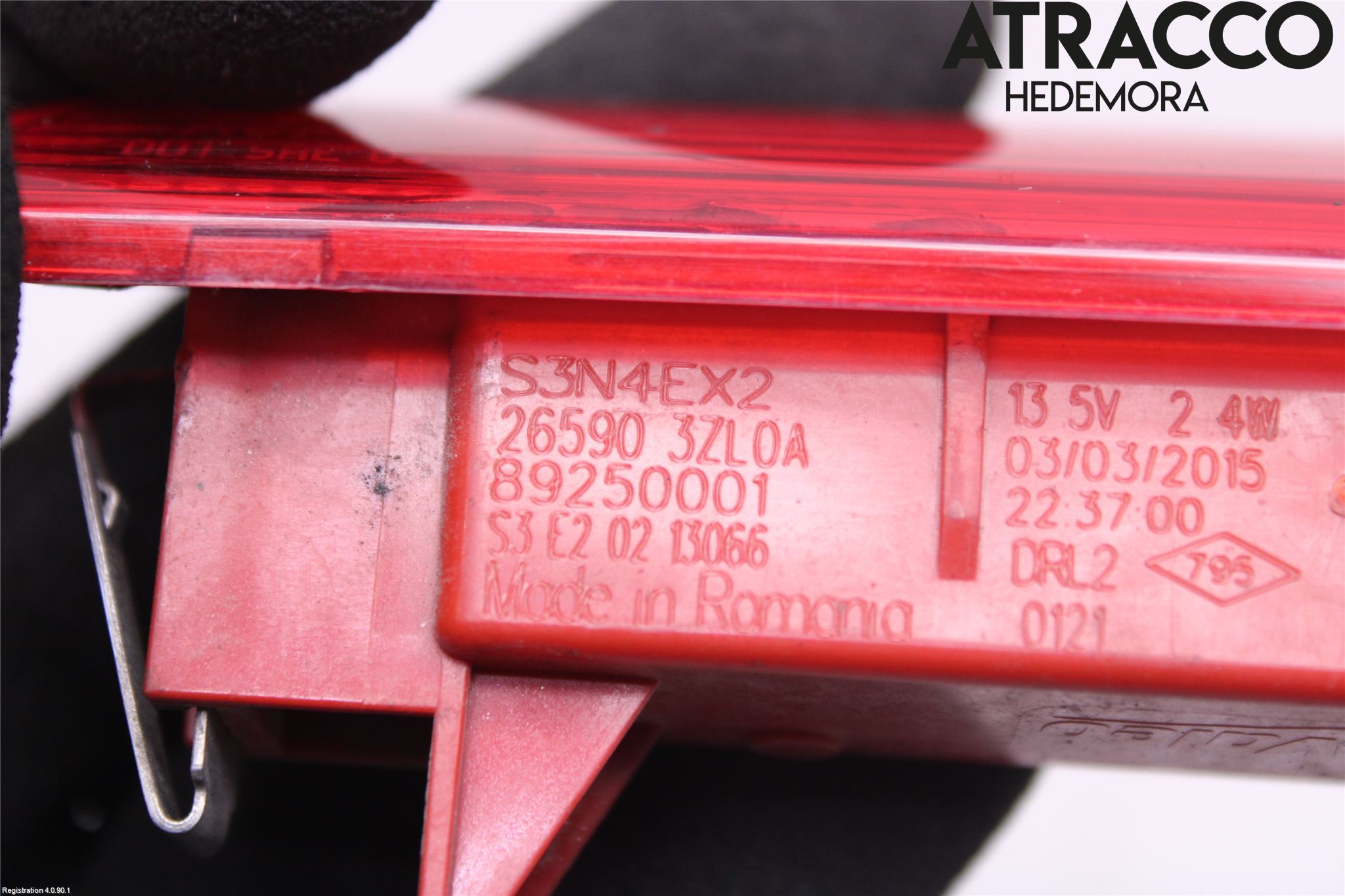 Nissan PULSAR Bromsljus Bakruta