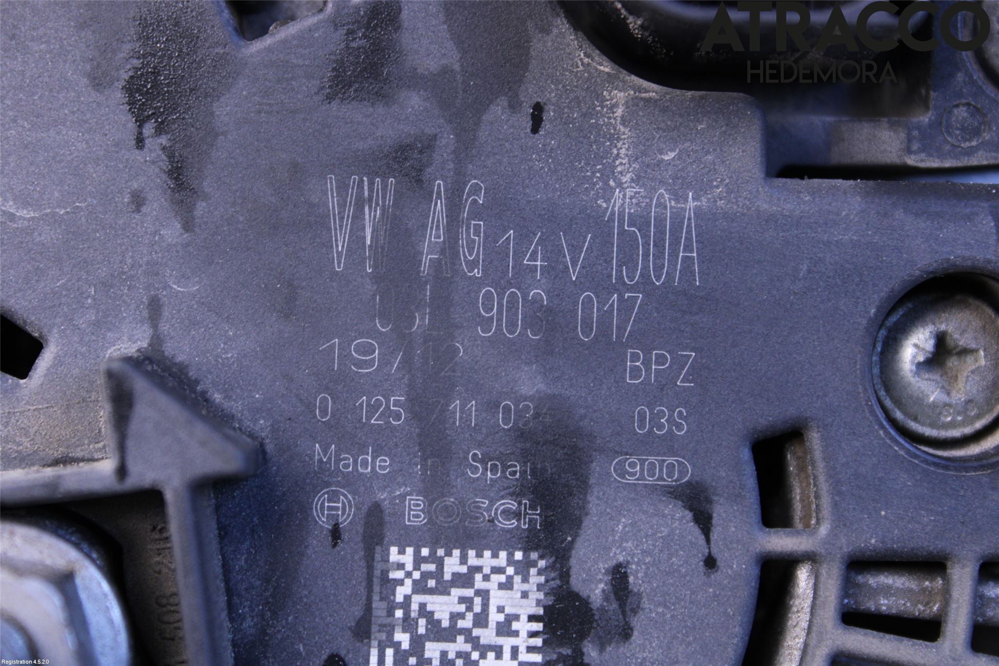 Audi A4 12-15 Generator