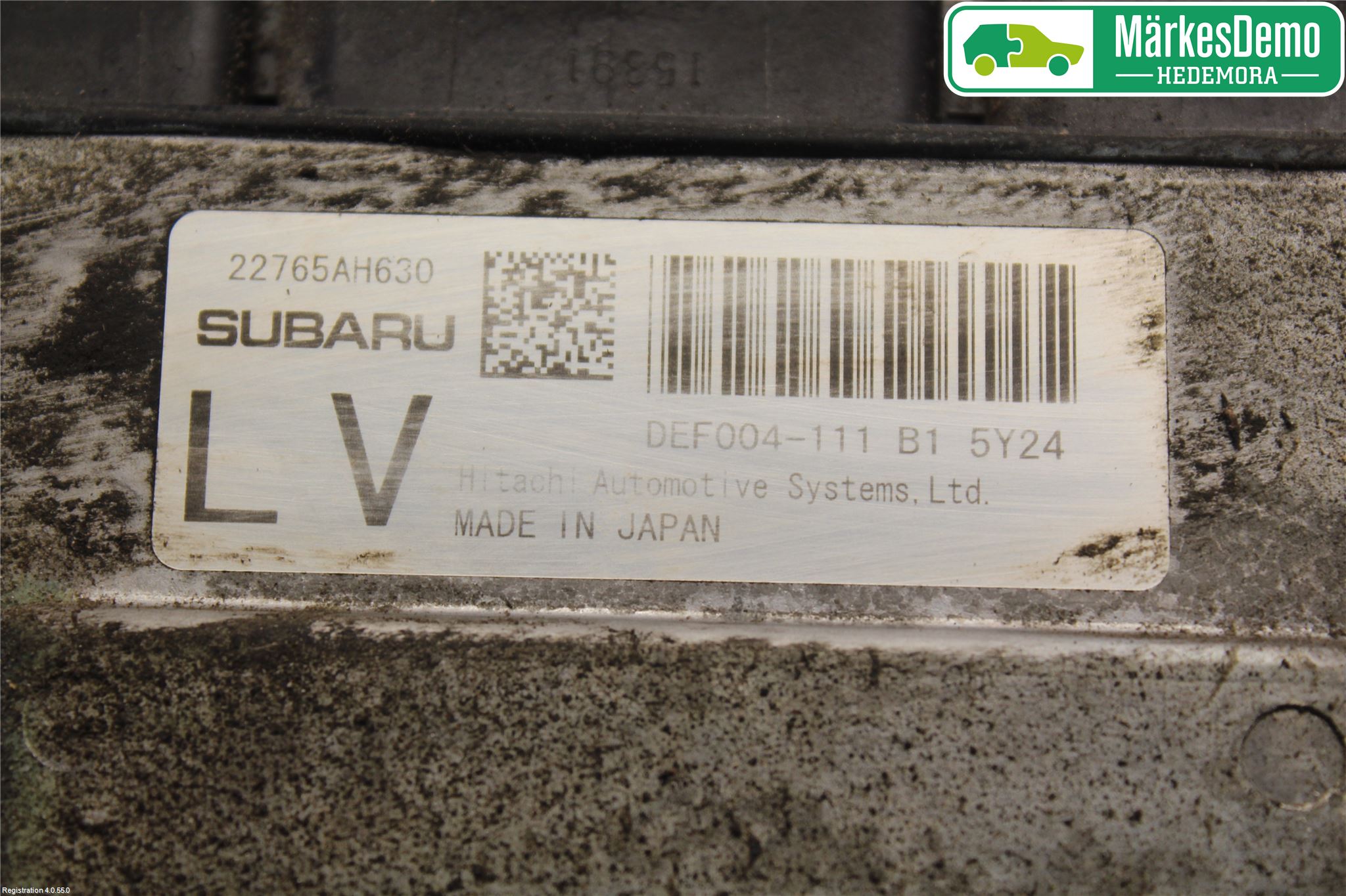 Subaru LEVORG 14-20 Styrenhet Insprut Bensin