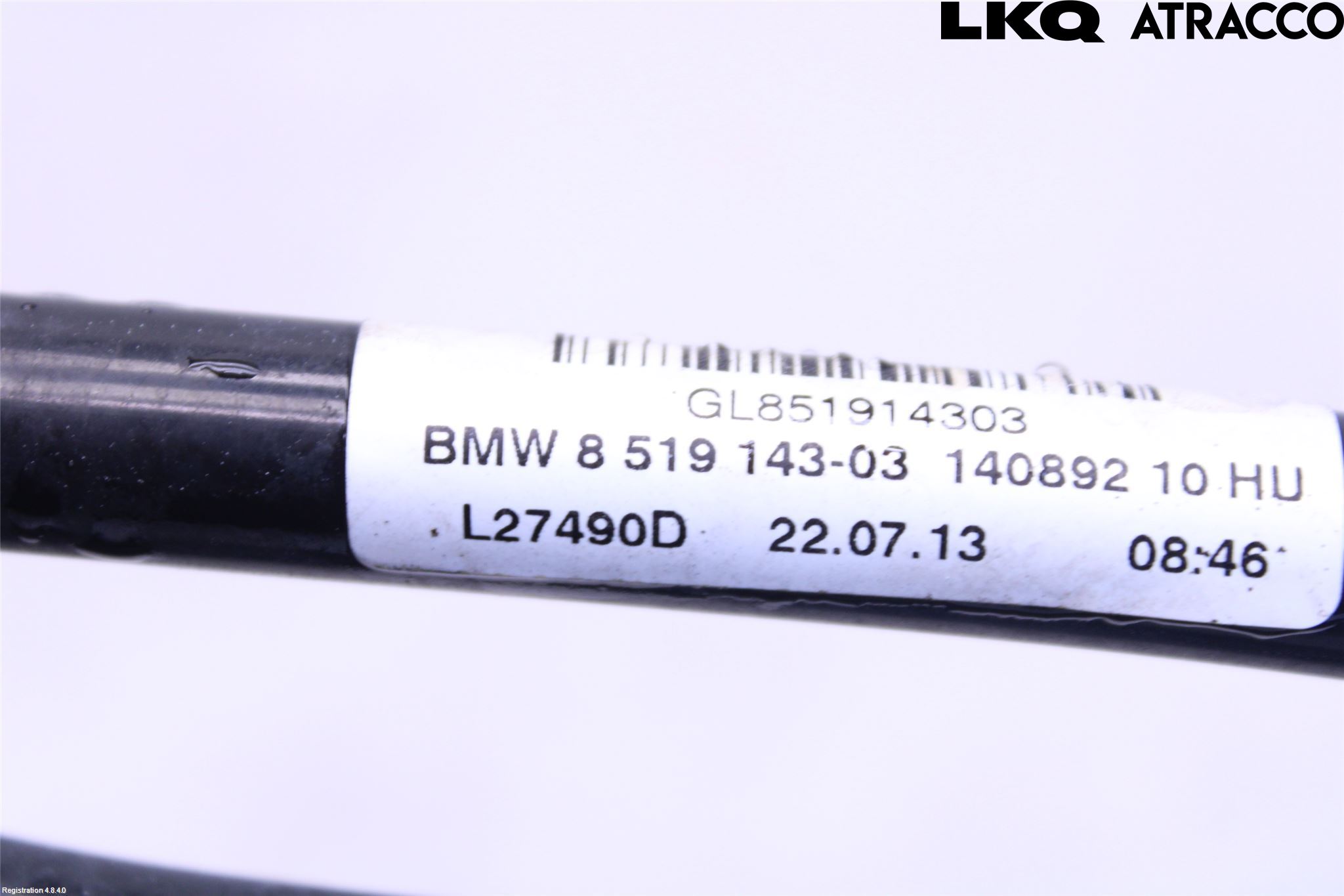 BMW 5 F10/F11/F18 09-17 Växellåda Oljerör-Slang