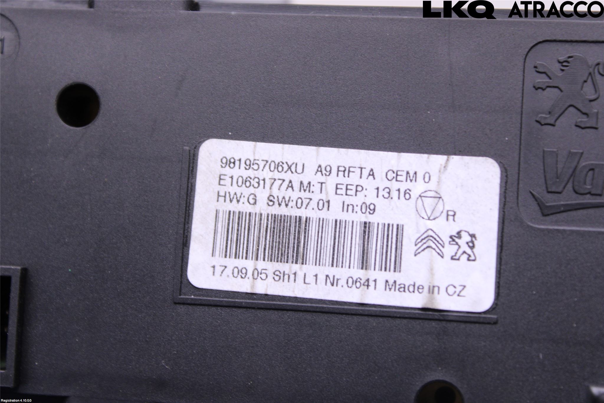 Peugeot 2008 13-20 Ac Styrenhet Ac Manöveren