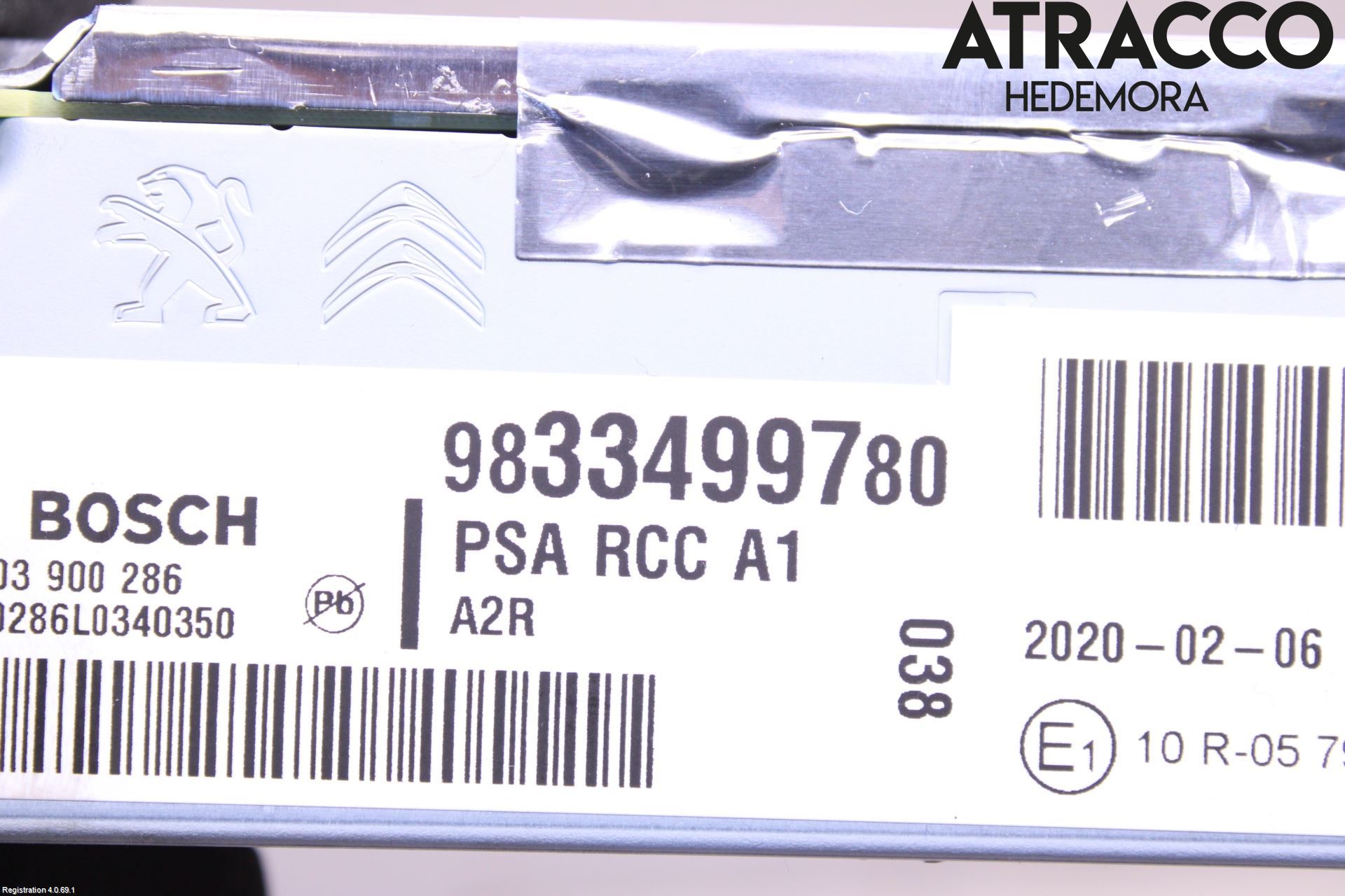 Peugeot 208/E-208 20- Cd Radio - Multimediapanel
