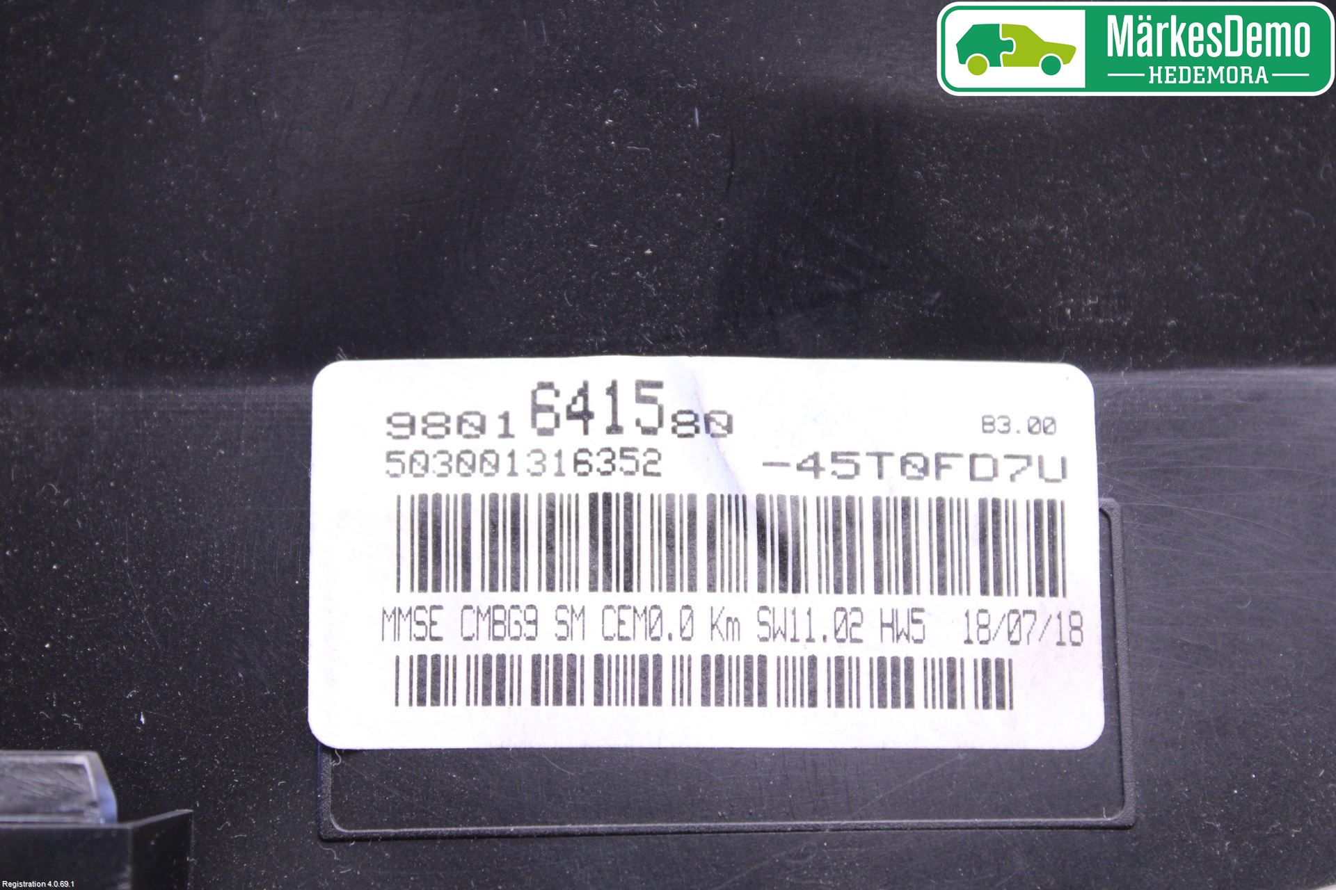 Peugeot PARTNER 16-18 Instrument Komb