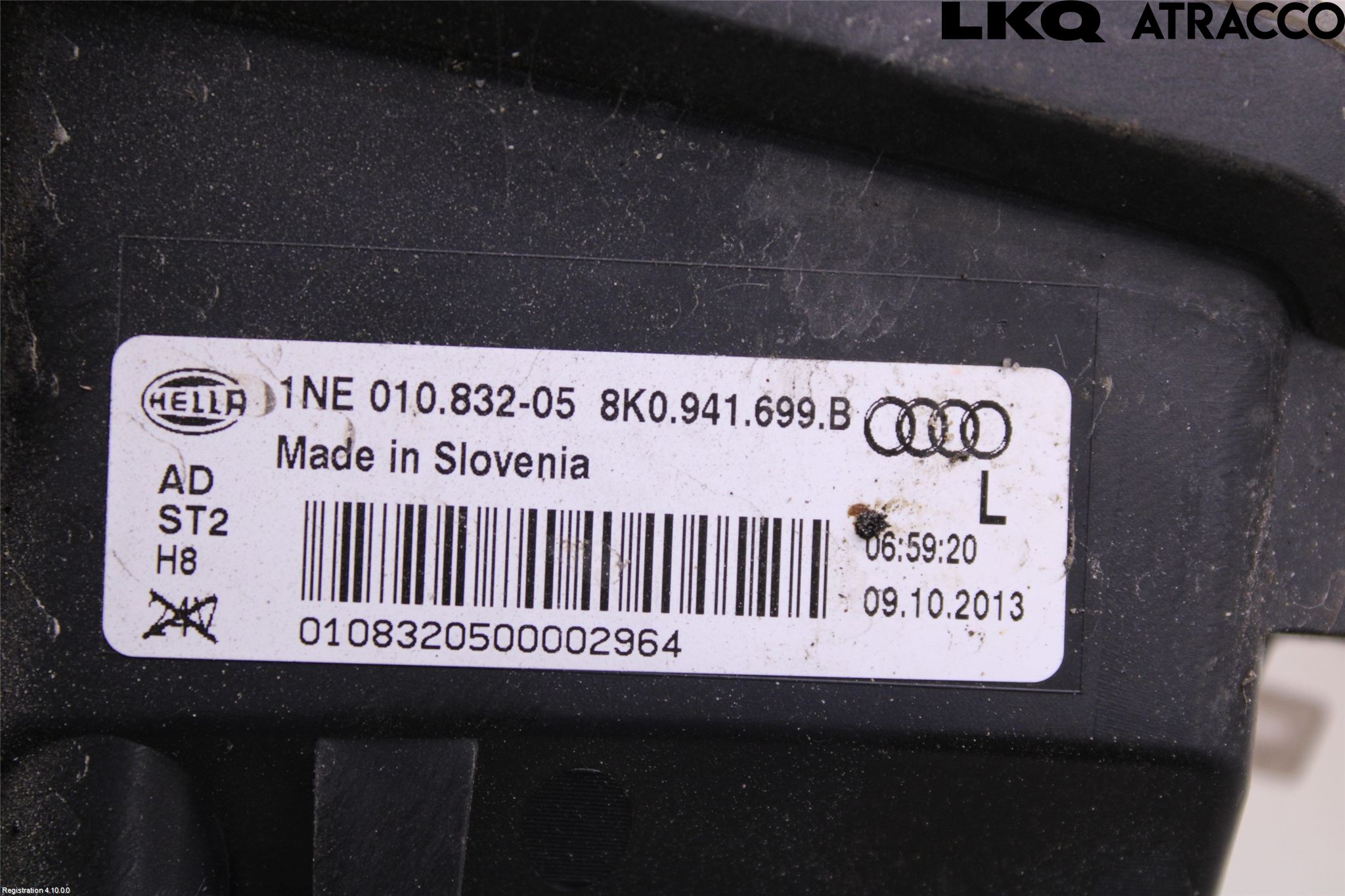 Audi A4 12-15 Dimljus-Varselljus Fram
