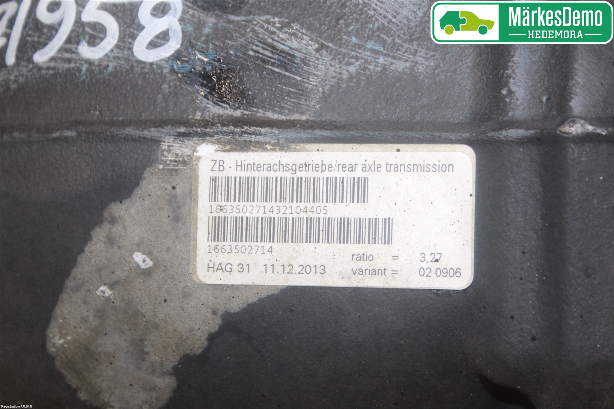 Mercedes-Benz MB GL/GLS-KLASS (X166) 12-19 Bakväxel-Diff