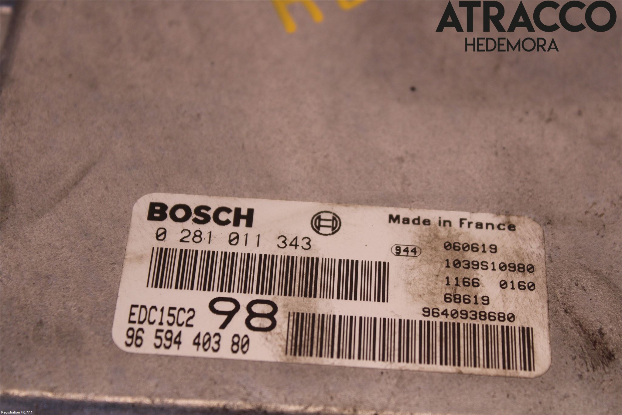 Citroen JUMPY -07 Styrenhet Inspump Diesel