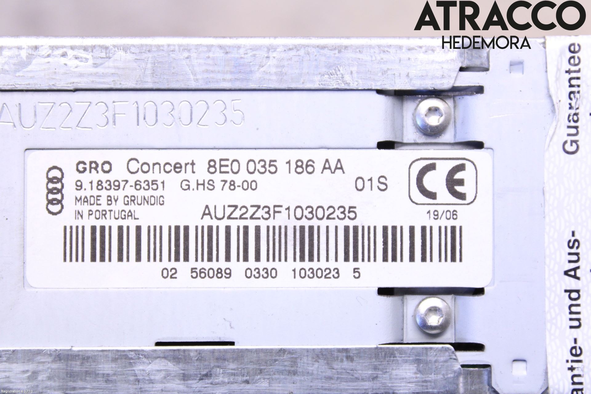 Audi A4/S4 05-07 Cd Radio - Multimediapanel