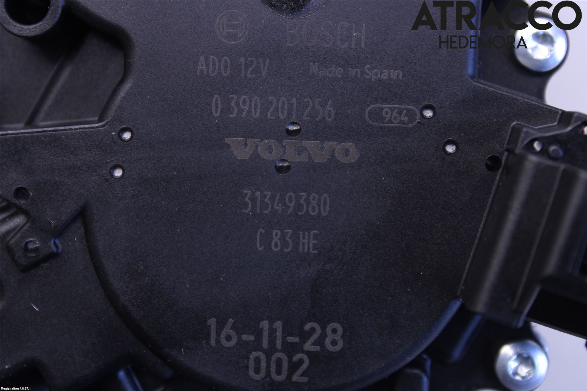 Volvo V90 17->> Torkarmotor Baklucka