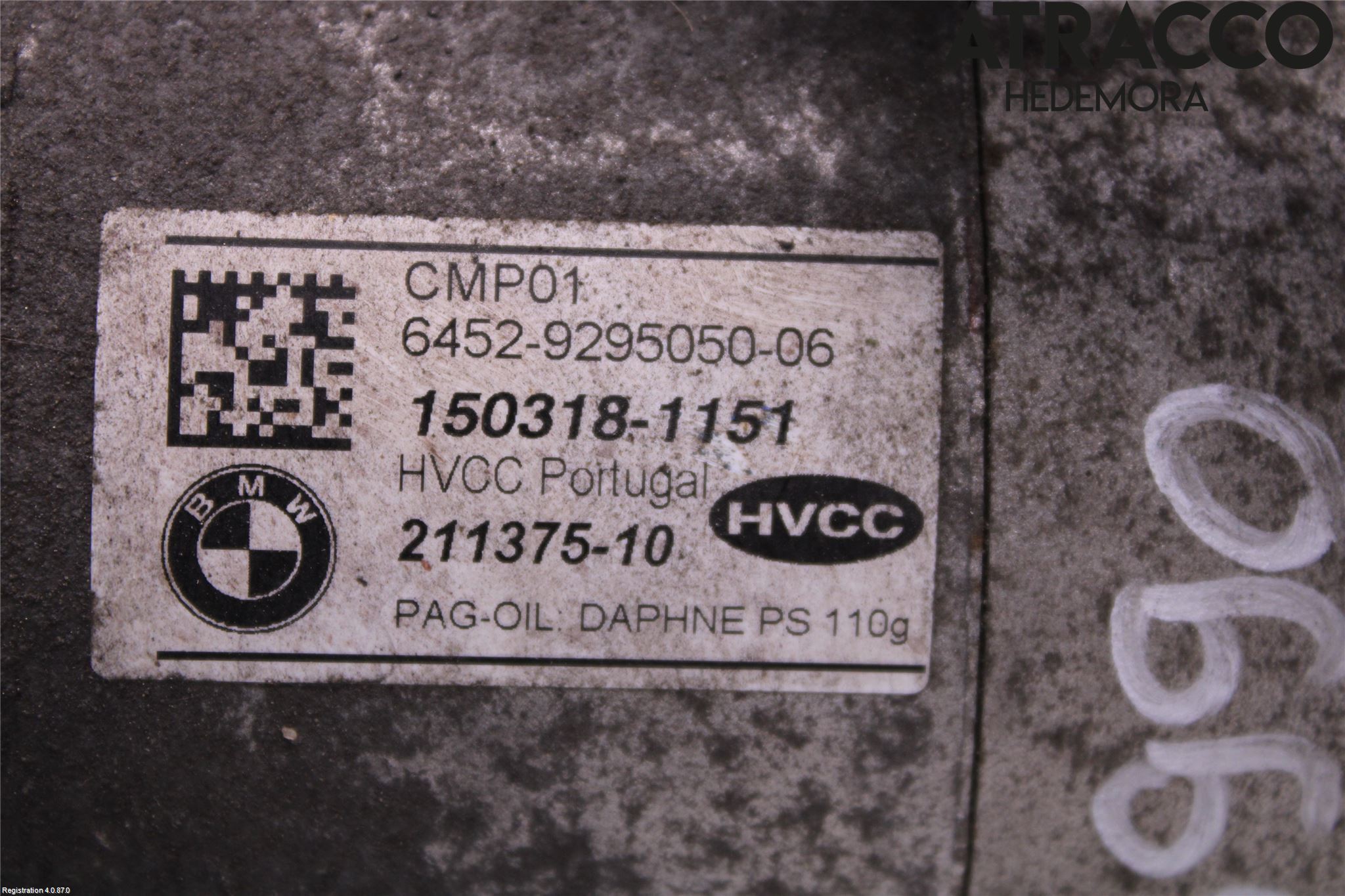 BMW 2 F45 Active Tourer 14-21 Ac Kompressor